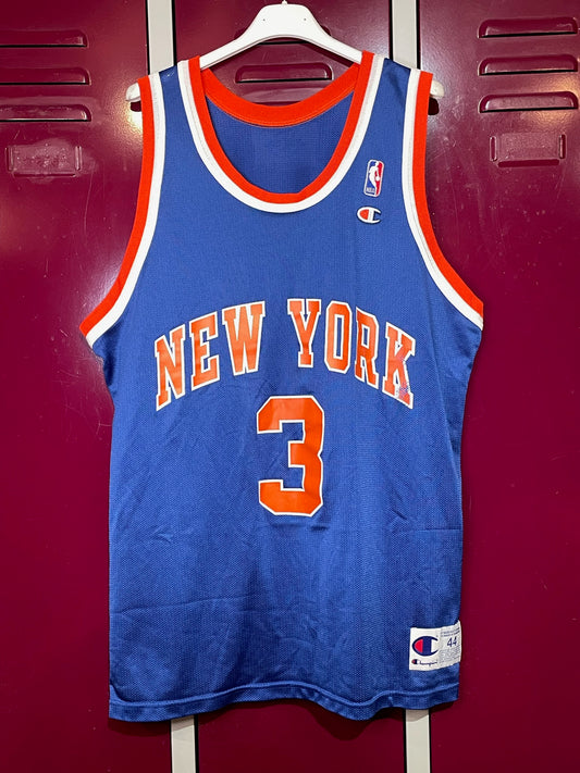 VINTAGE 90s NEW YORK KNICKS "STARKS NBA JERSEY  SZ: 44 = L