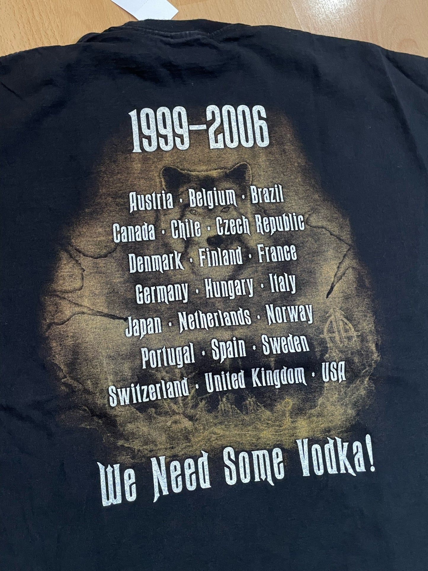SONATA ARCTICA "THE END OF THIS CHAPTER-1999 - 2006" MUSIC BAND T-SHIRT SZ: XL