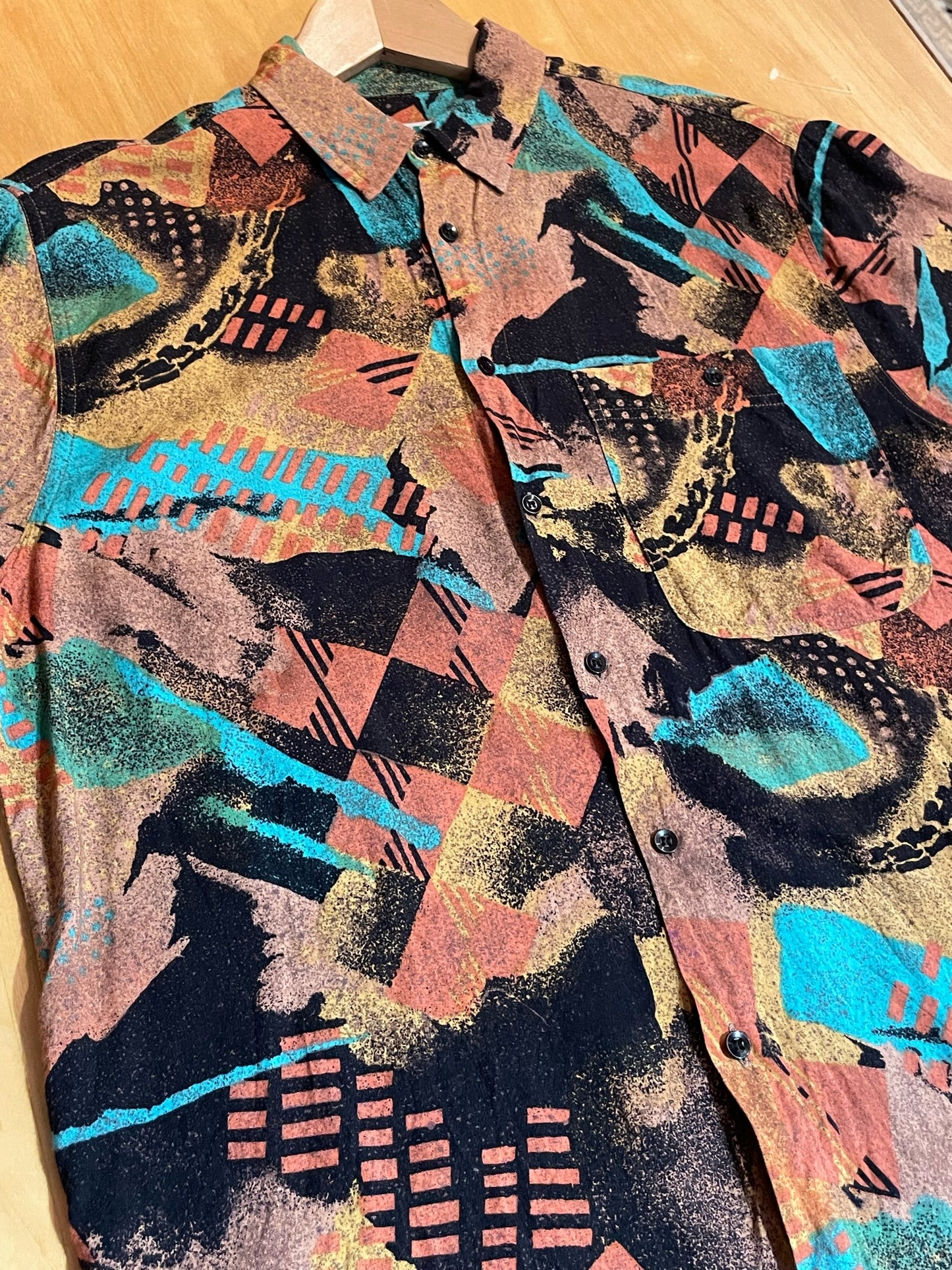 VINTAGE 80s SHOT BOY BOM INTACT SHORT SLEEVES SHIRT SZ: S