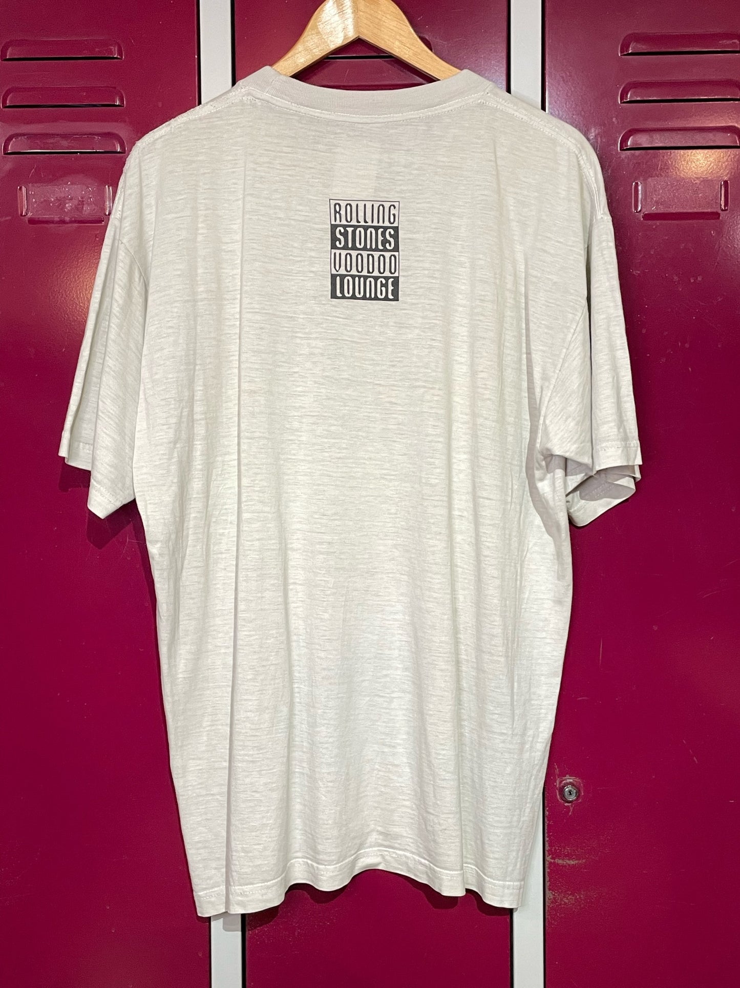 VINTAGE 90s ROLLING STONES "WORLD TOUR 94-95" MUSIC BAND T-SHIRT SZ: XL