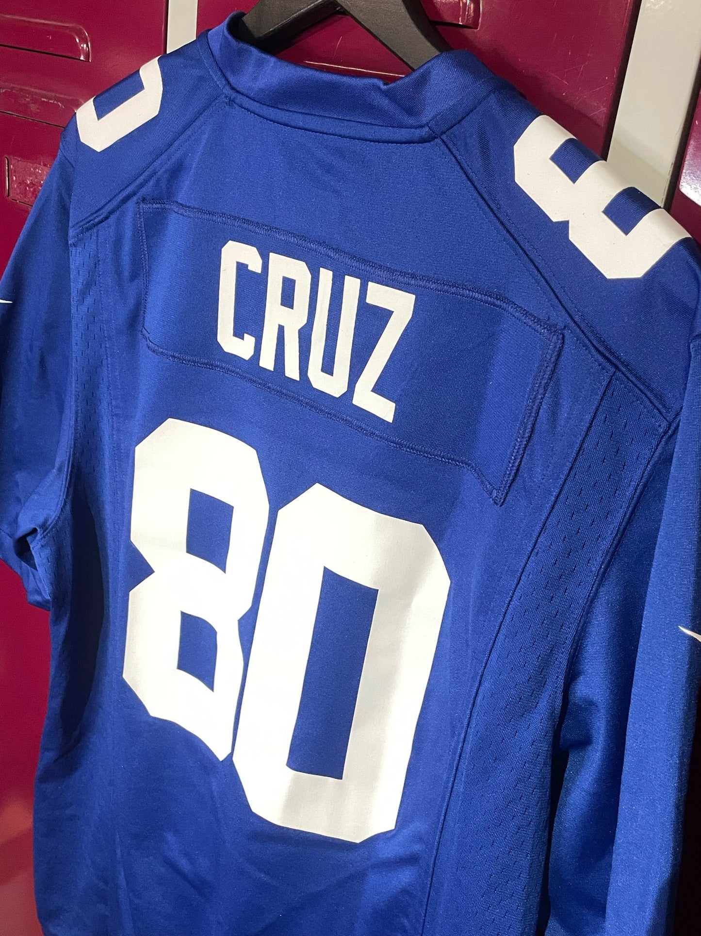 NIKE NEW YORK GIANTS "VICTOR CRUZ" NFL FOOTBALL JERSEY SZ: M