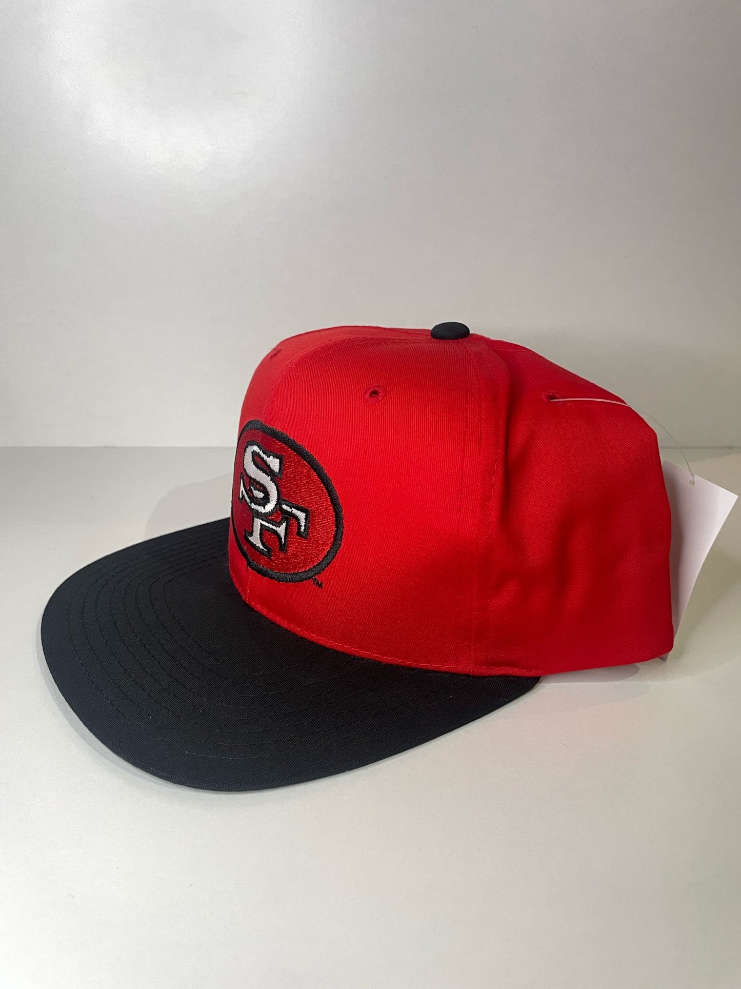 VINTAGE 90s SAN FRANCISCO 49ERS AJD SNAPBACK CAP HAT