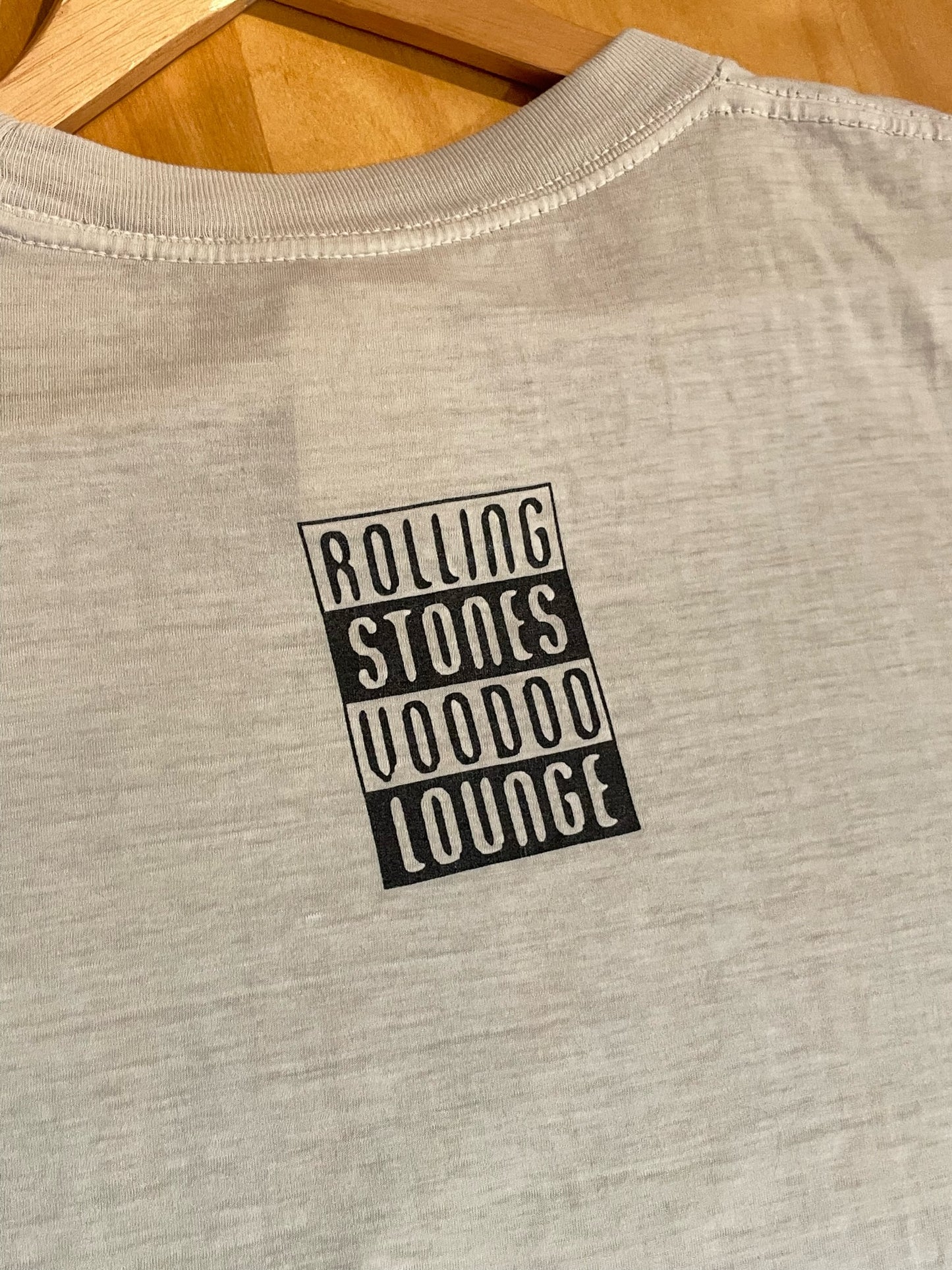 VINTAGE 90s ROLLING STONES "WORLD TOUR 94-95" MUSIC BAND T-SHIRT SZ: XL