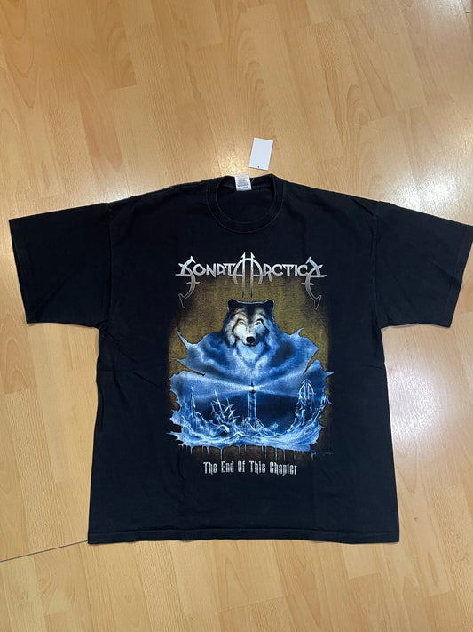 SONATA ARCTICA "THE END OF THIS CHAPTER-1999 - 2006" MUSIC BAND T-SHIRT  SZ: XL