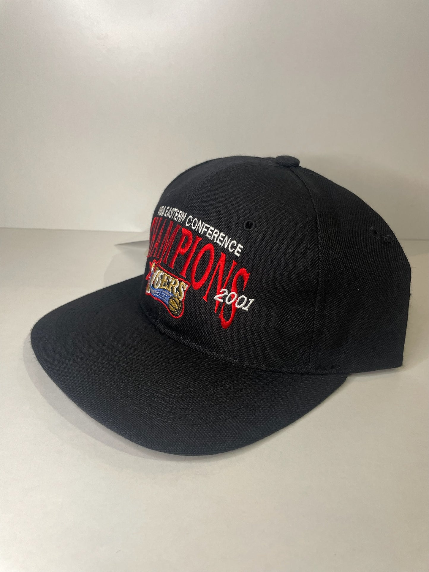 "DS" VINTAGE 00s PHILADELPHIA 76ERS HEADMASTER SNAPBACK CAP HAT