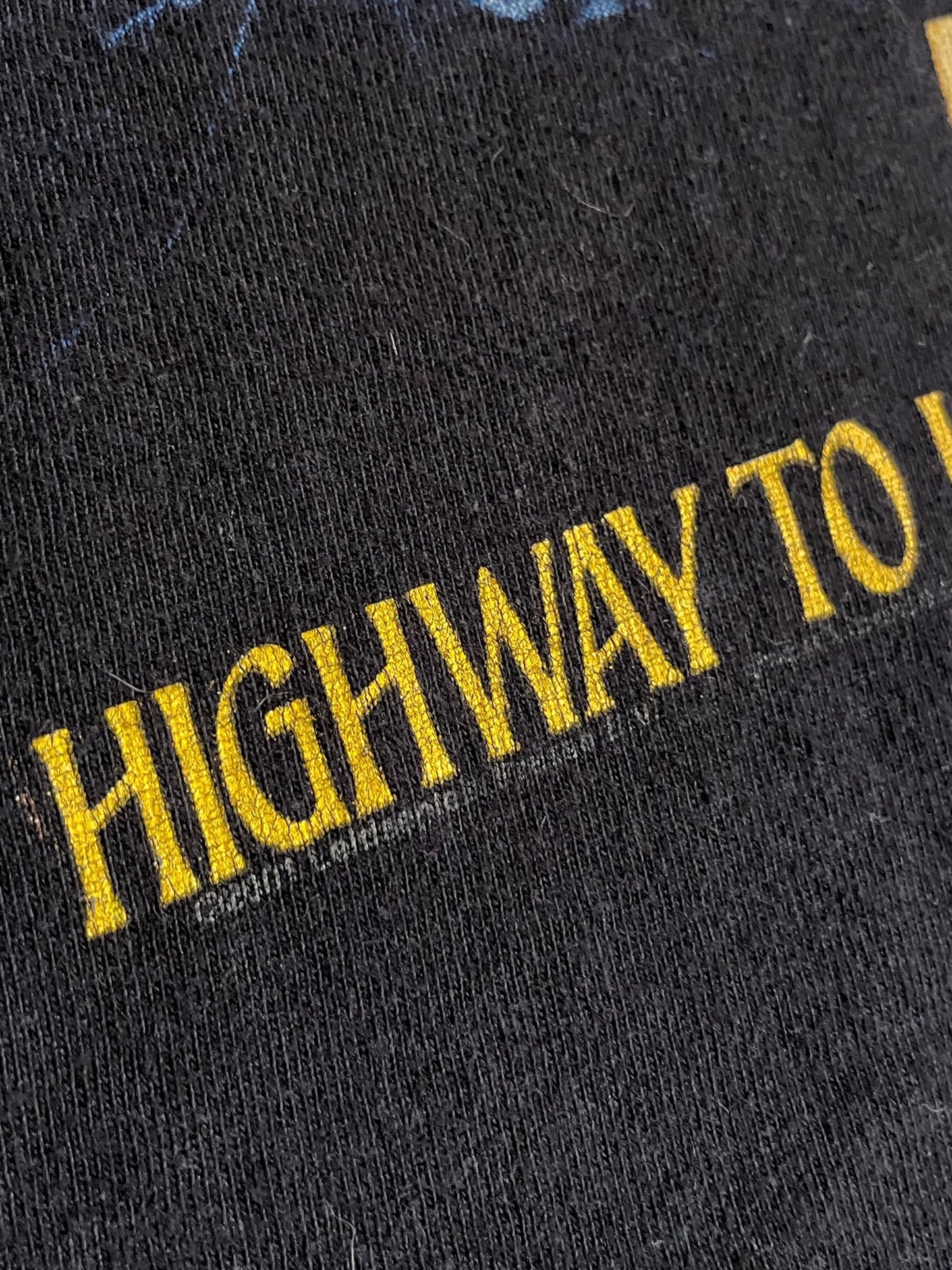 VINTAGE 2001 ACDC "HIGHWAY TO HELL" MUSIC BAND T-SHIRT SZ: L