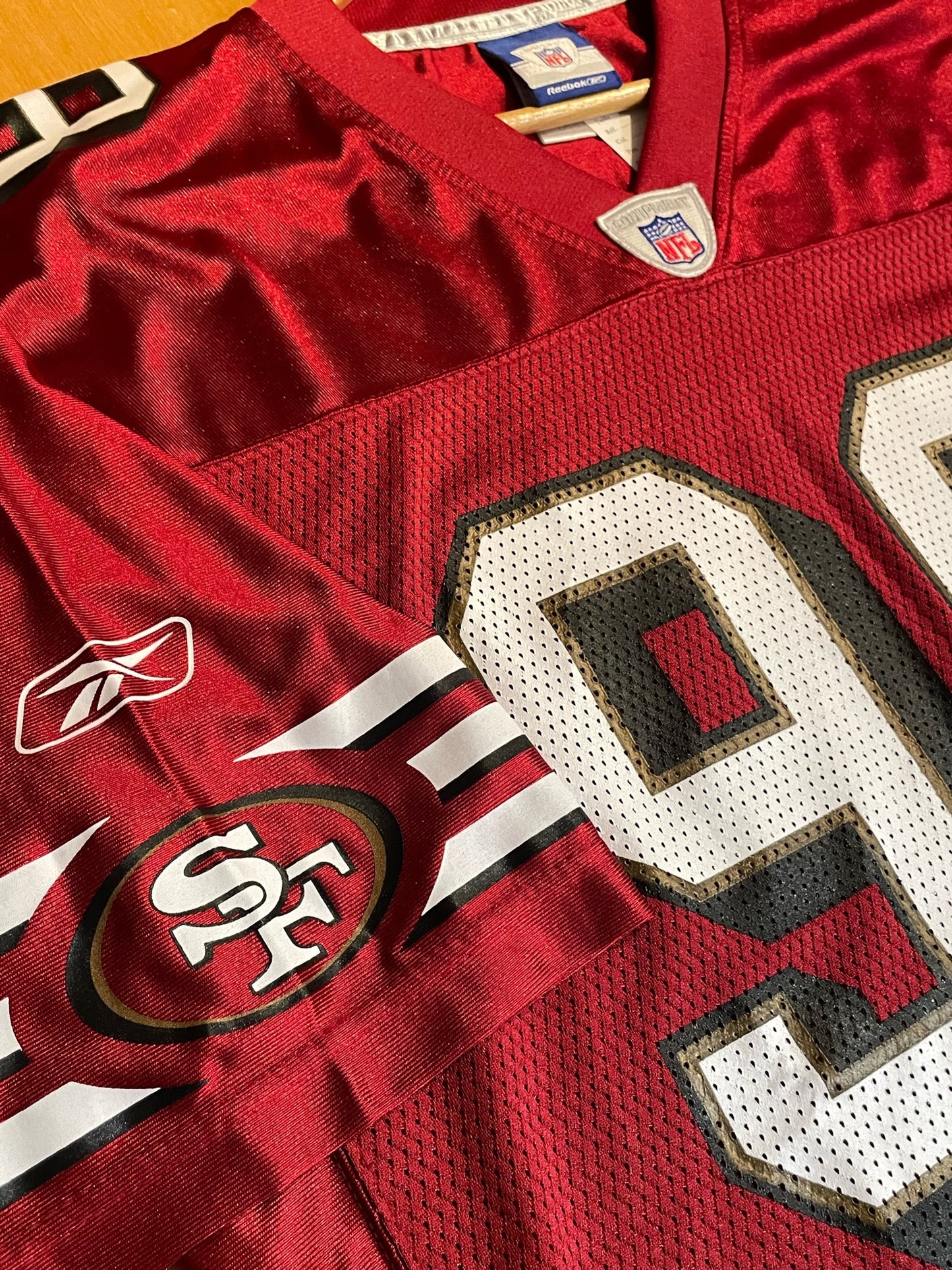 REEBOK SAN FRANCISCO 49ERS "JULIAN PETERSON" NFL FOOTBALL JERSEY SZ: L