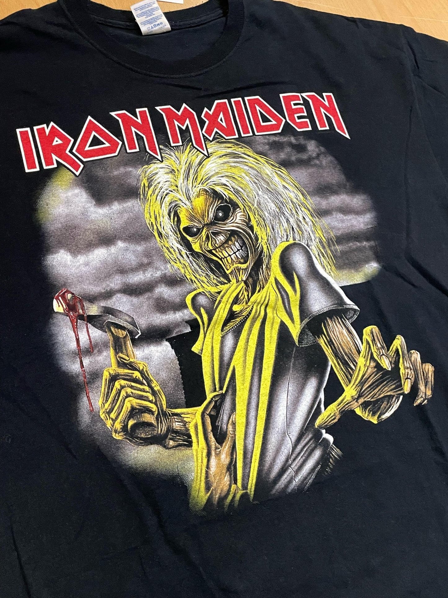 IRON MAIDEN "KILLERS" MUSIC BAND T-SHIRT SZ: XXL