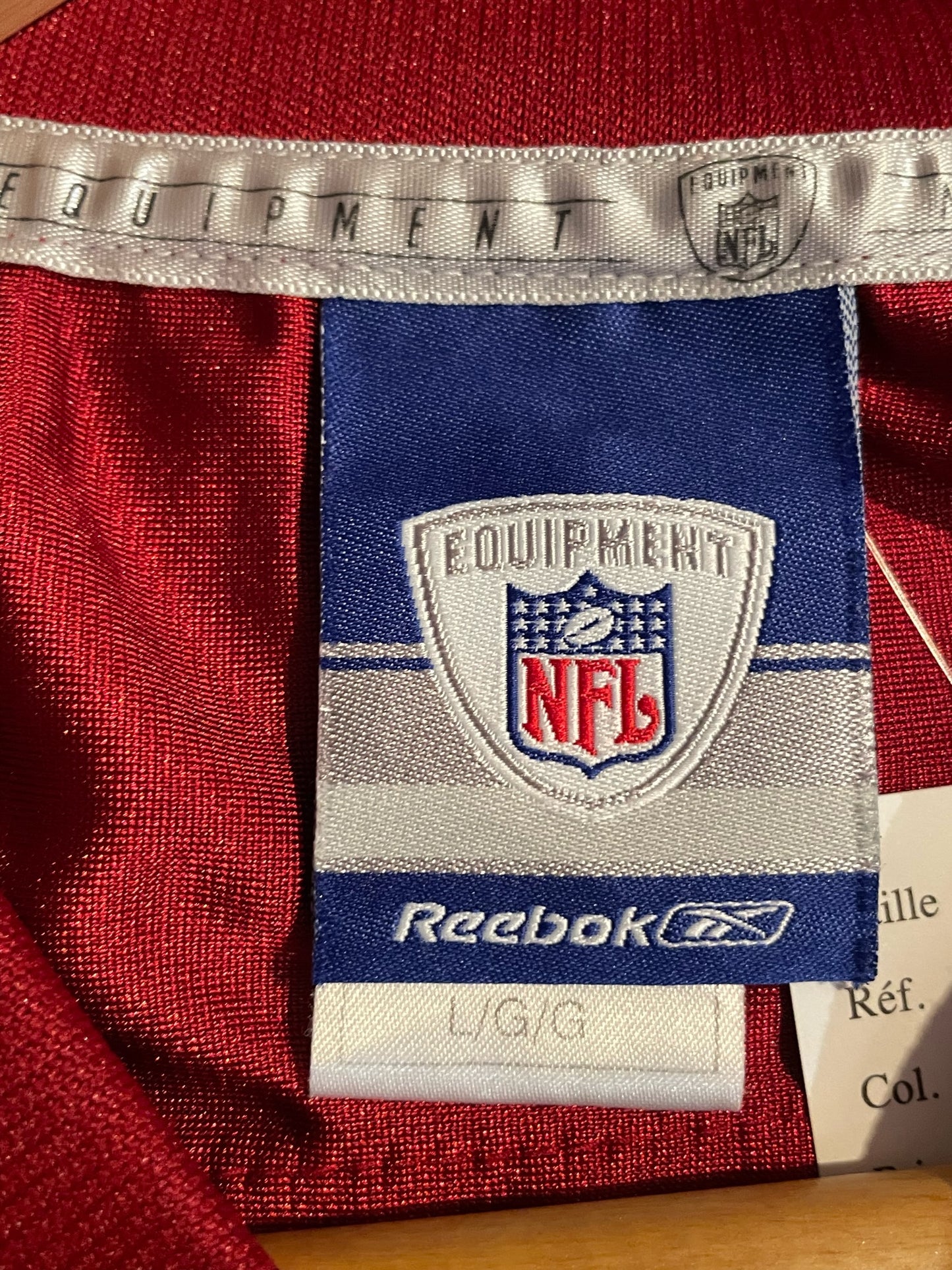 REEBOK SAN FRANCISCO 49ERS "JULIAN PETERSON" NFL FOOTBALL JERSEY SZ: L