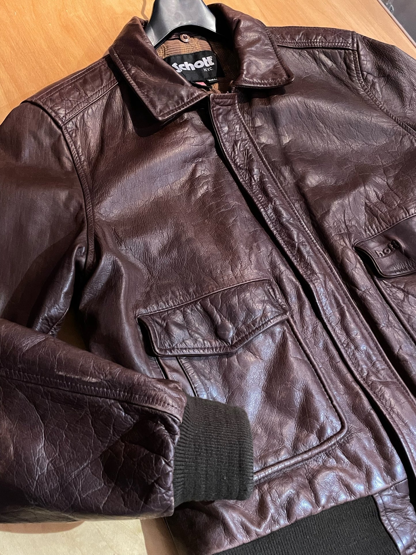 SCHOTT N.Y.C "LC2131" JACKET SZ: XXL