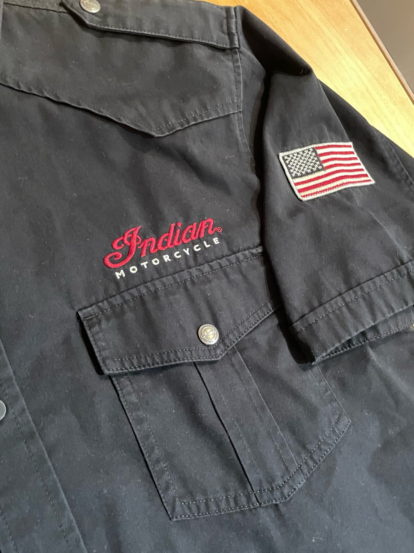 INDIAN MOTORCYCLE SHORT SLEEVES SHIRT SZ: M