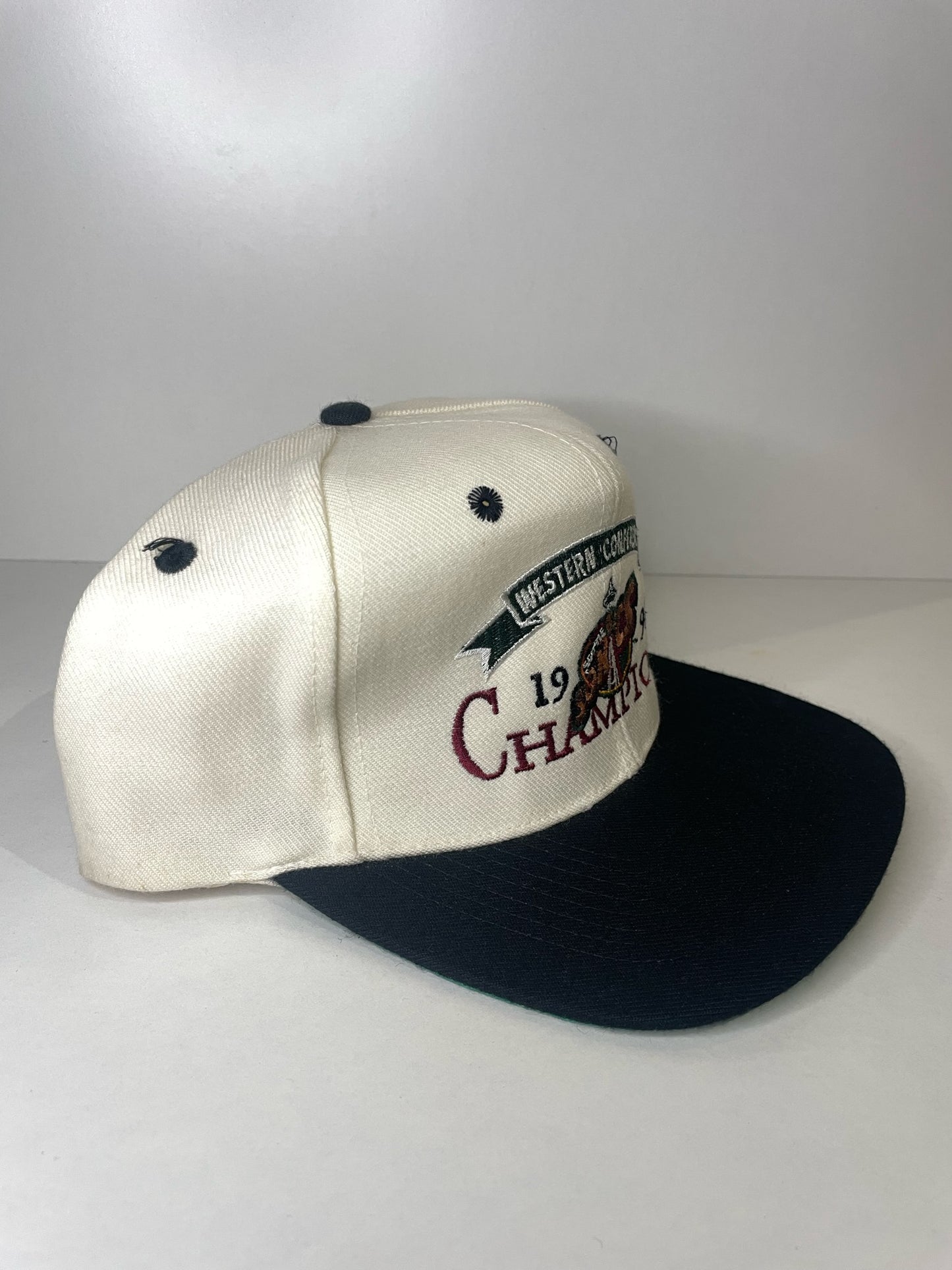 "DS" VINTAGE 90s SEATTLE SUPERSONICS LEE SPORT BY KC SNAPBACK CAP HAT