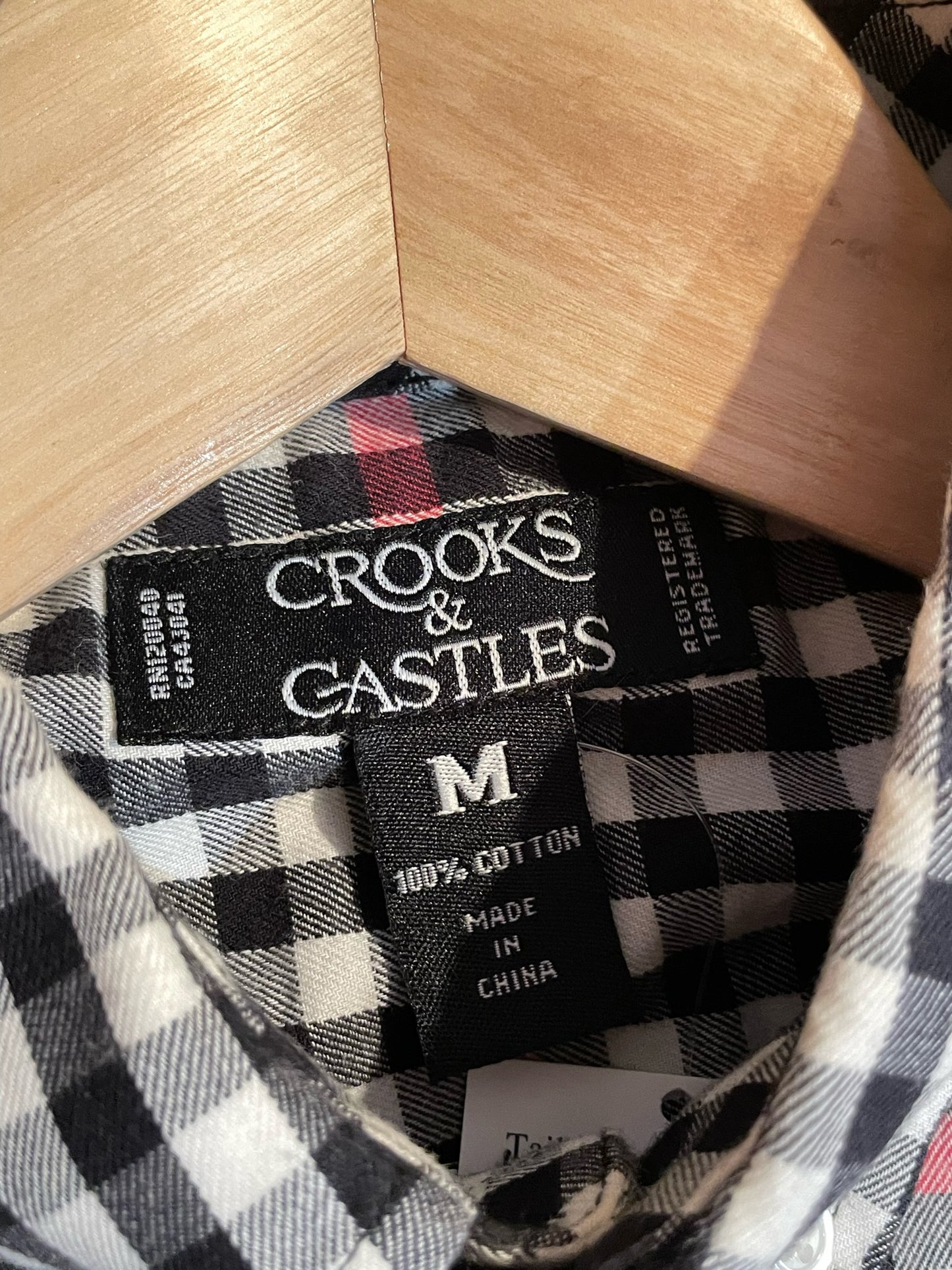 CROOKS & CASTLES SHORT SLEEVES SHIRT SZ: M