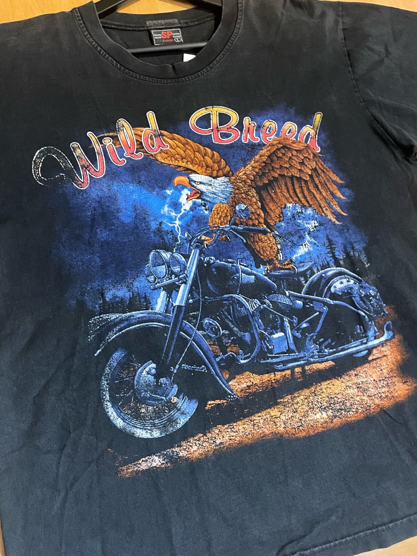 WILD BREED BIKER MOTORCYCLE T-SHIRT SZ: L