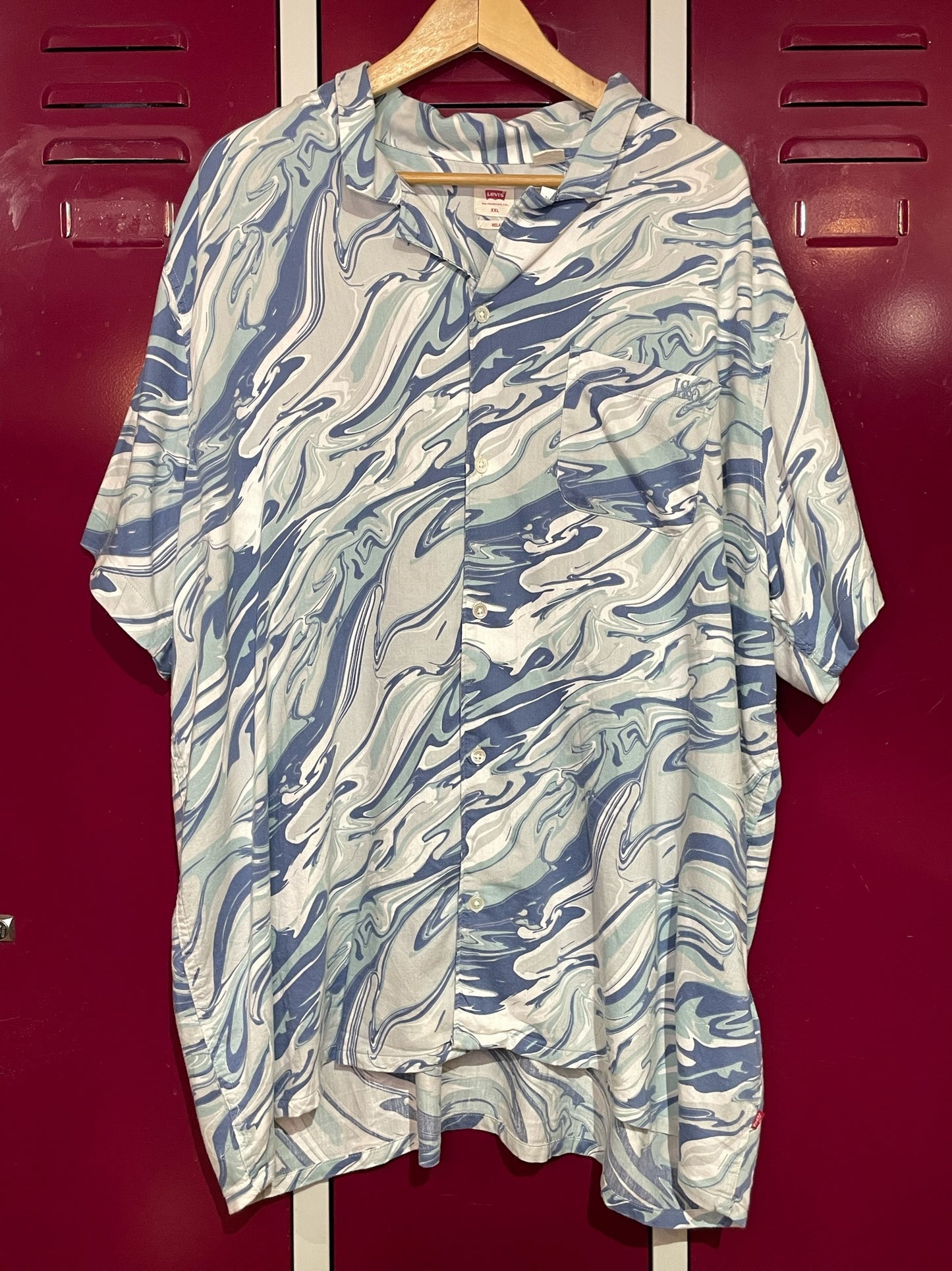 LEVI'S WAVE SHORT SLEEVES SHIRT SZ: XXL