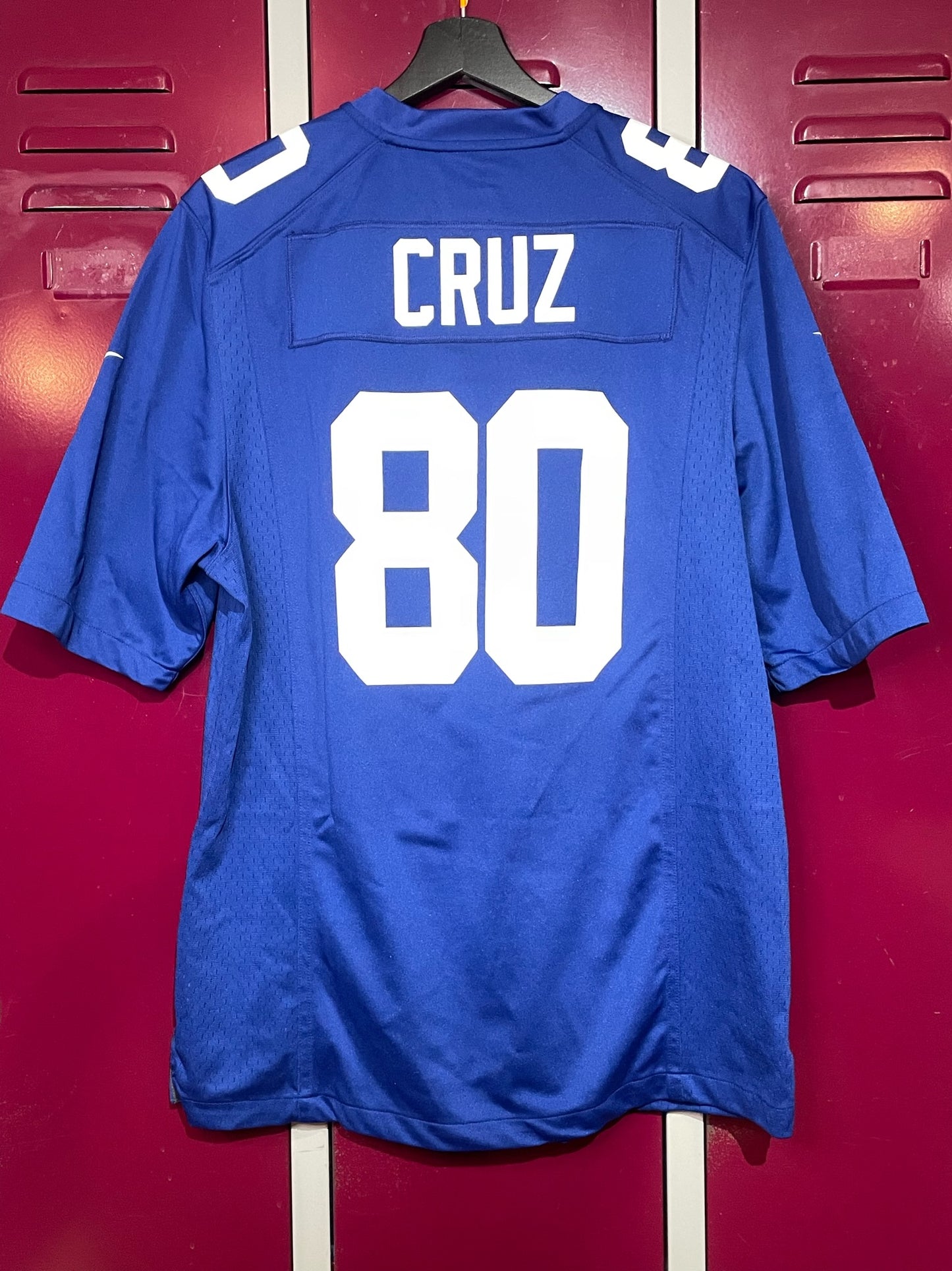 NIKE NEW YORK GIANTS "VICTOR CRUZ" NFL FOOTBALL JERSEY SZ: M