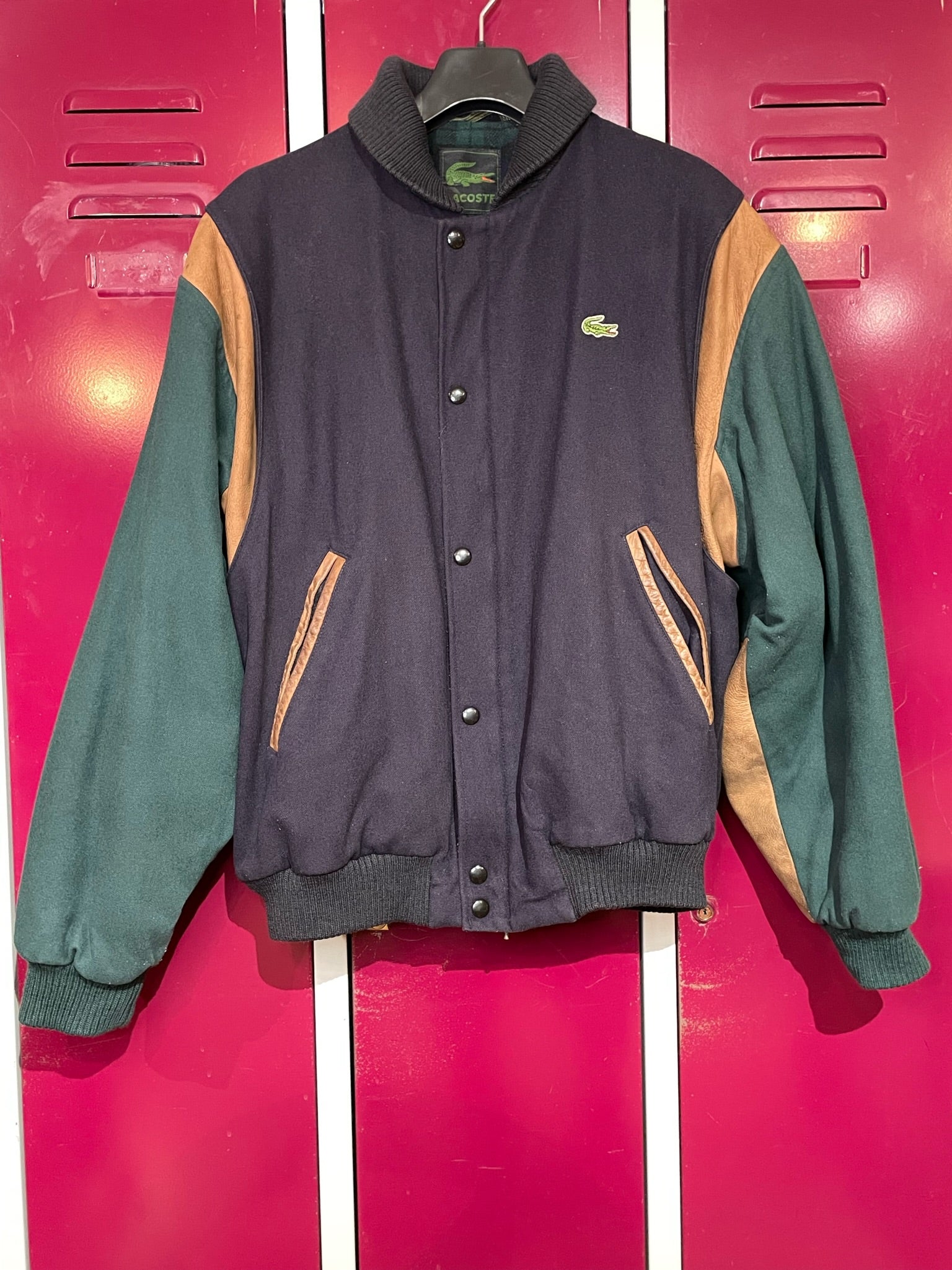 Lacoste on sale wool jacket