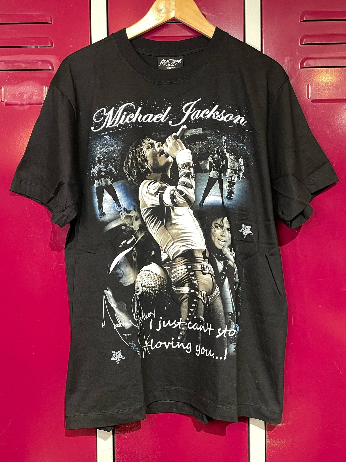 MICHAEL JACKSON "TRIBUTE" MUSIC T-SHIRT SZ: L