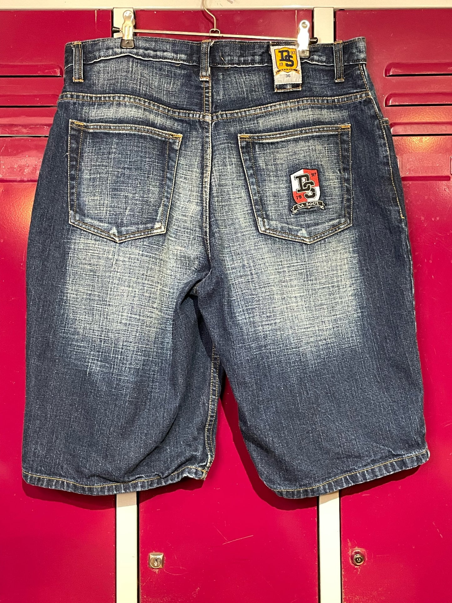Vintage 00s DA SOUL BAGGY SHORTS SZ: 36