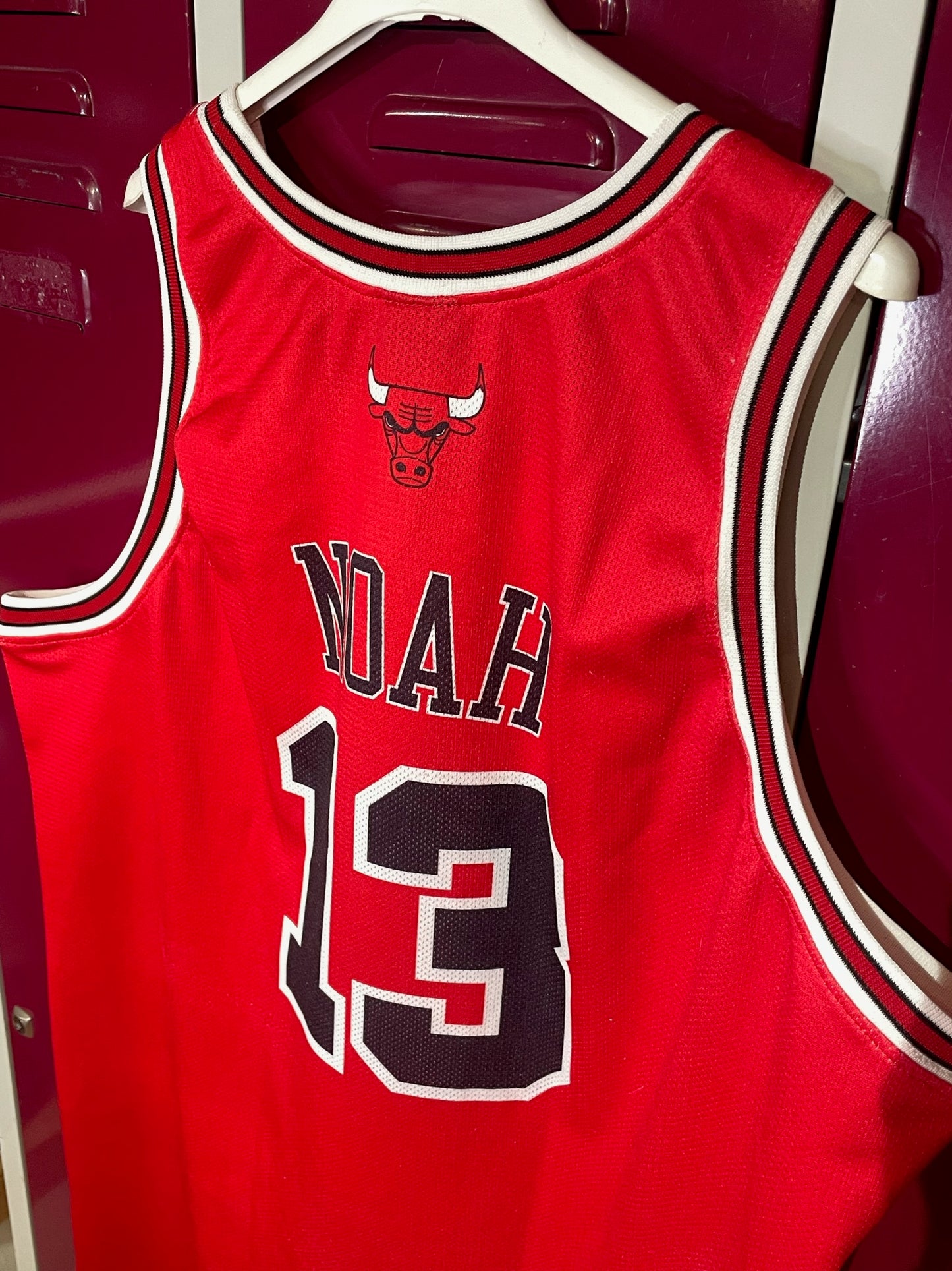 CHAMPION CHICAGO BULLS "JOAKIM NOAH" NBA JERSEY SZ: XXL