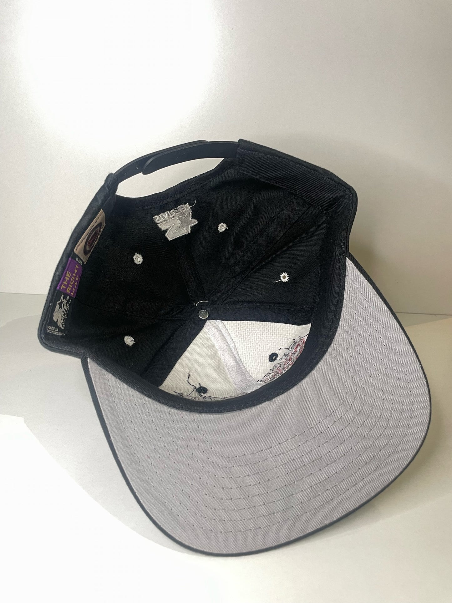 VINTAGE 90s NEW JERSEY DEVILS STARTER SNAPBACK CAP HAT