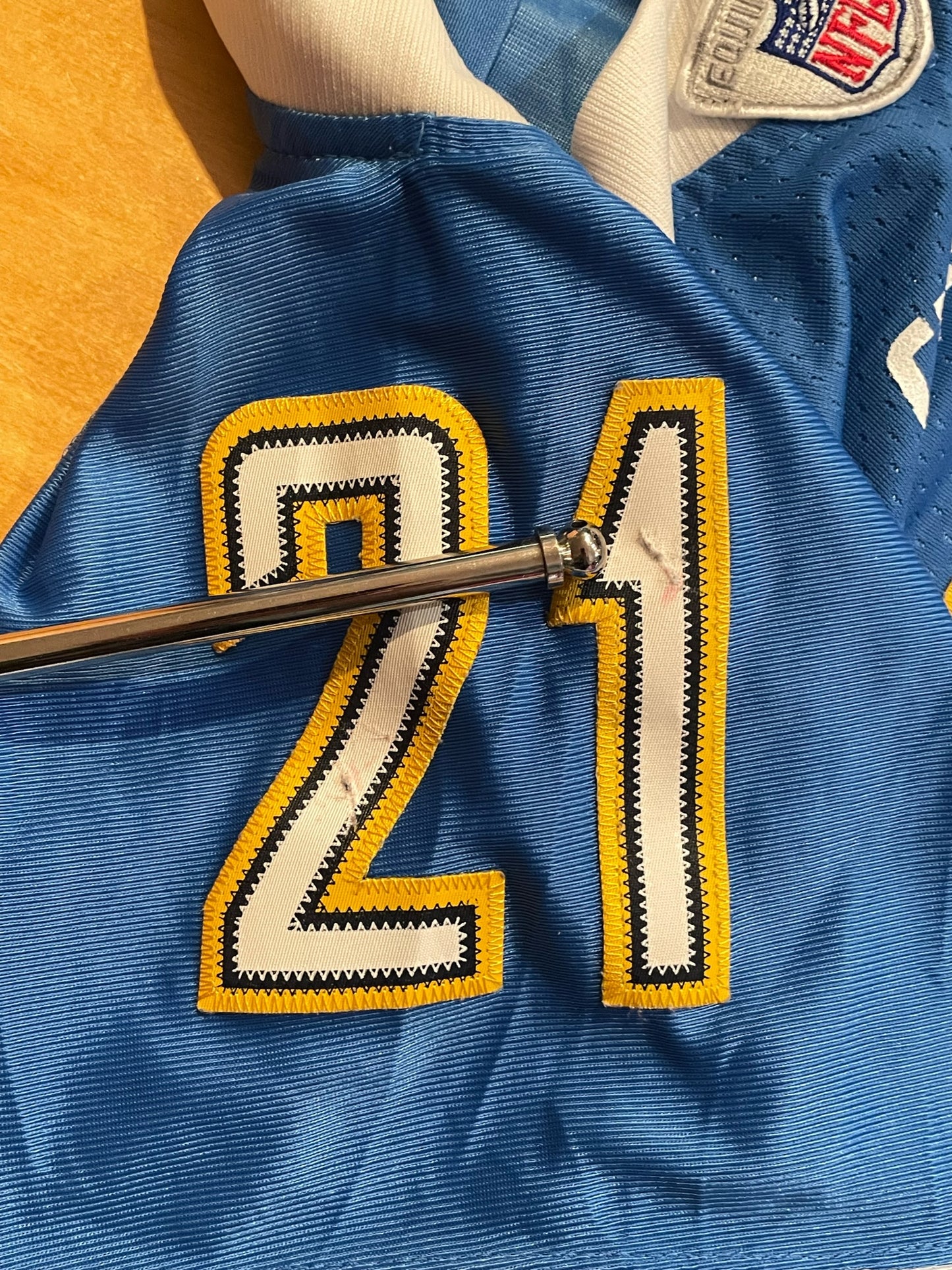 REEBOK LOS ANGELES CHARGERS "TOMLINSON" NFL FOOTBALL JERSEY SZ: L