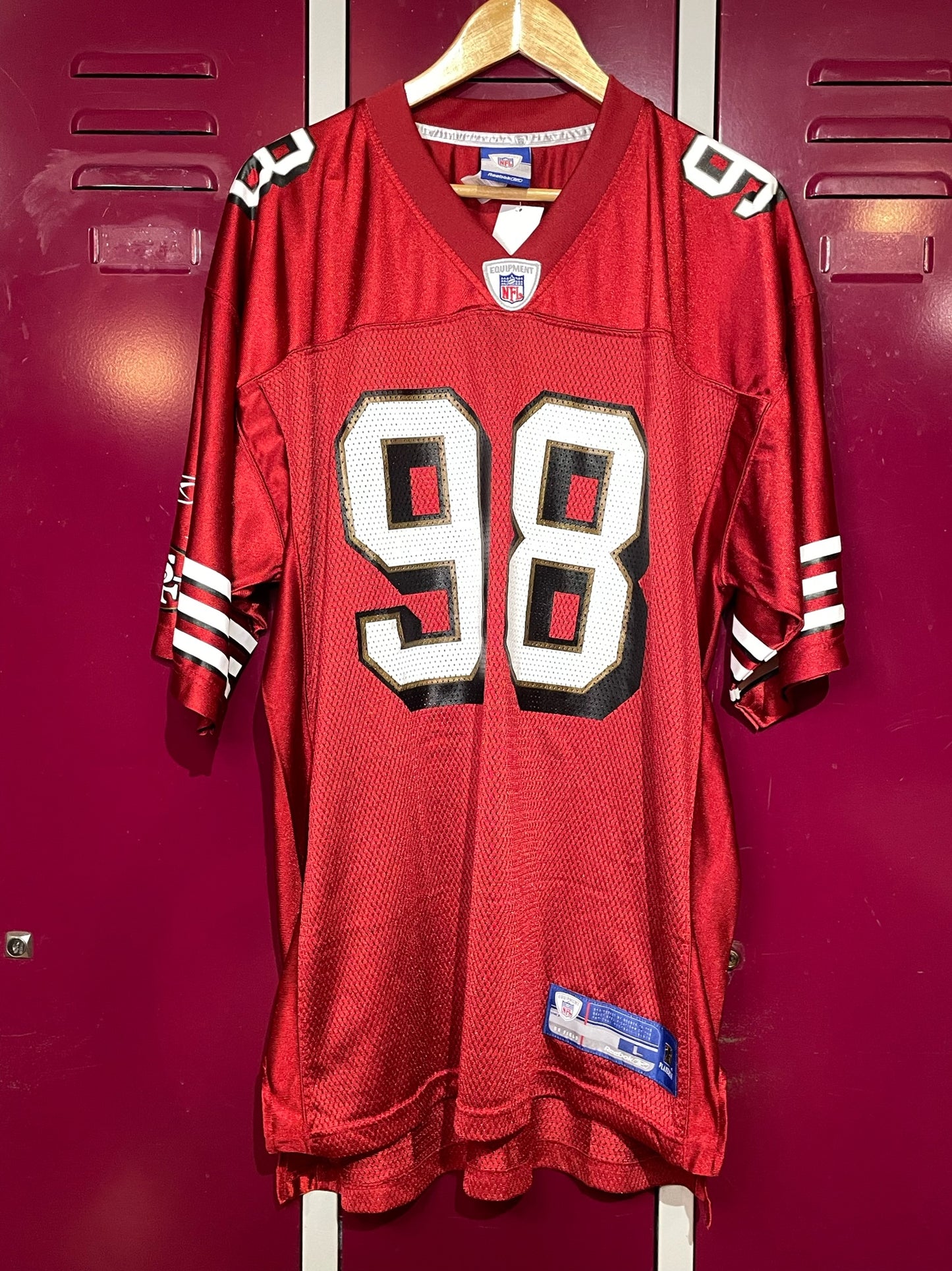 REEBOK SAN FRANCISCO 49ERS "JULIAN PETERSON" NFL FOOTBALL JERSEY SZ: L