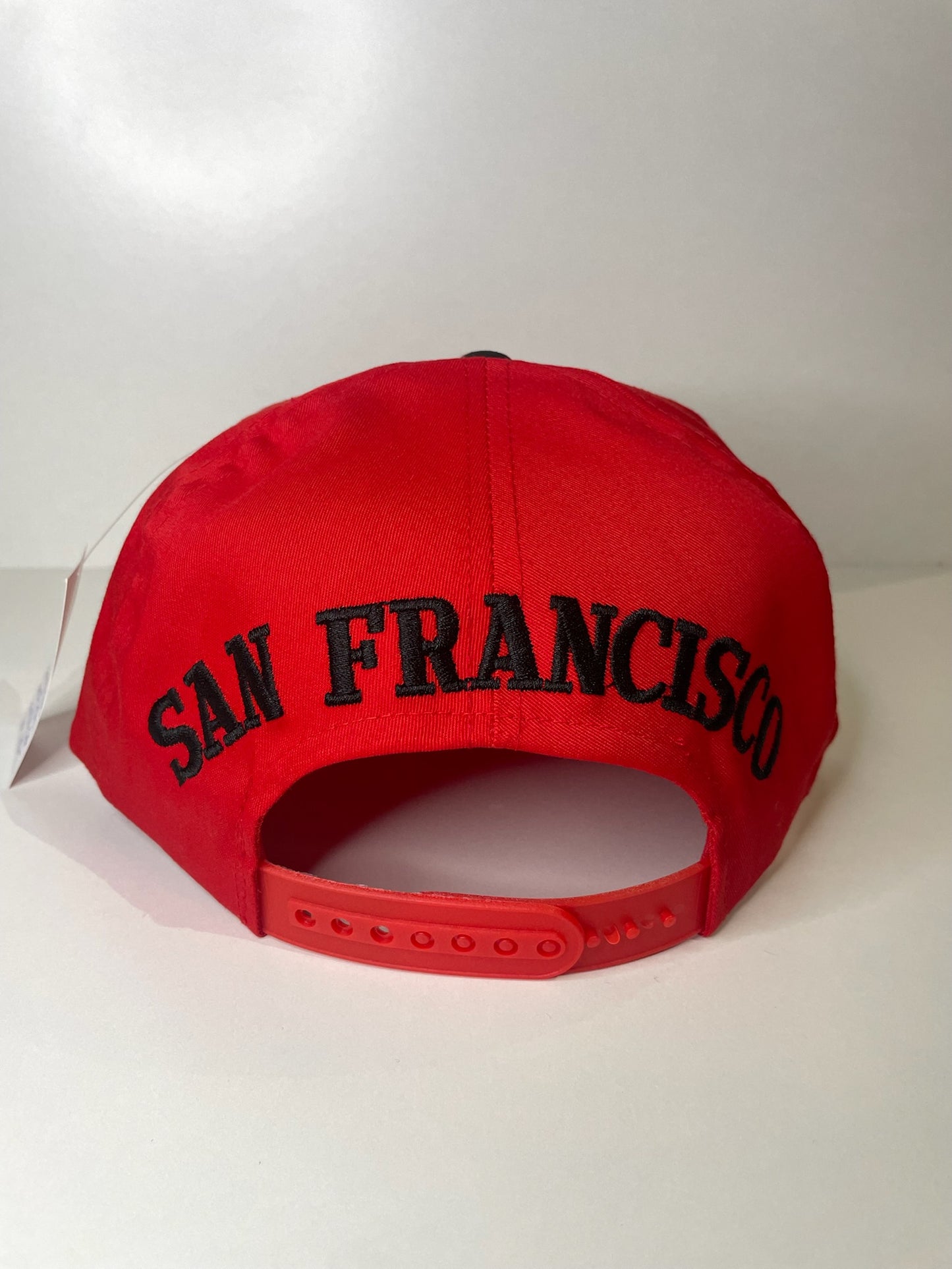 VINTAGE 90s SAN FRANCISCO 49ERS AJD SNAPBACK CAP HAT