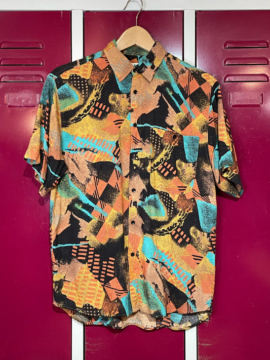 VINTAGE 80s SHOT BOY BOM INTACT SHORT SLEEVES SHIRT  SZ: S
