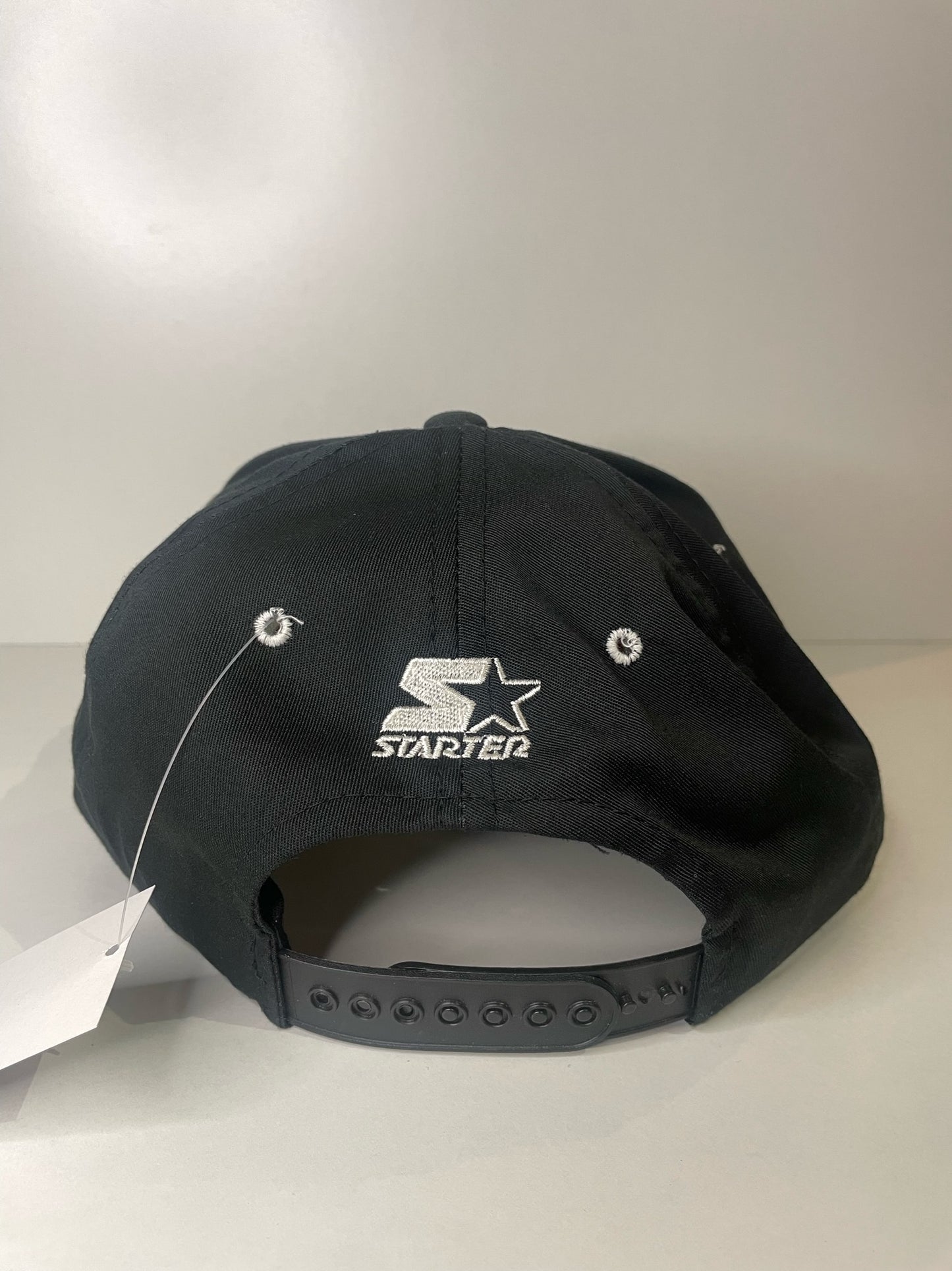 VINTAGE 90s NEW JERSEY DEVILS STARTER SNAPBACK CAP HAT