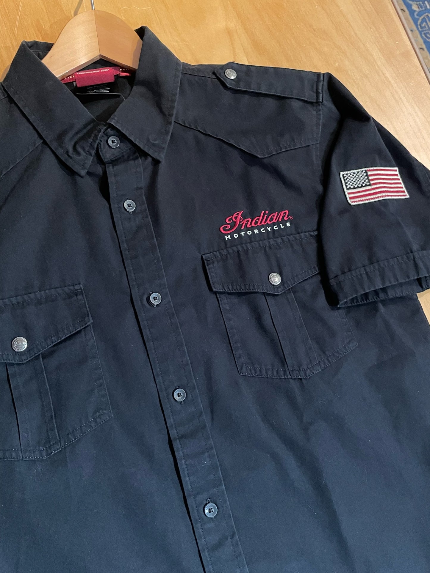 INDIAN MOTORCYCLE SHORT SLEEVES SHIRT SZ: M