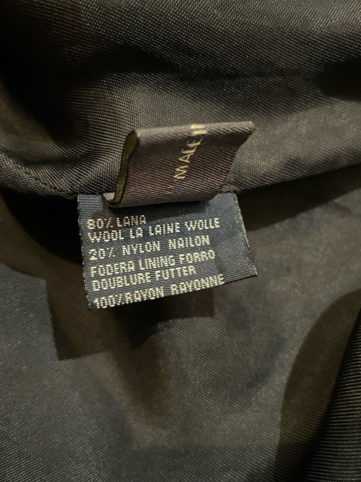 VINTAGE PAUL & SHARK YACHTING WOOL JACKET  SZ: L