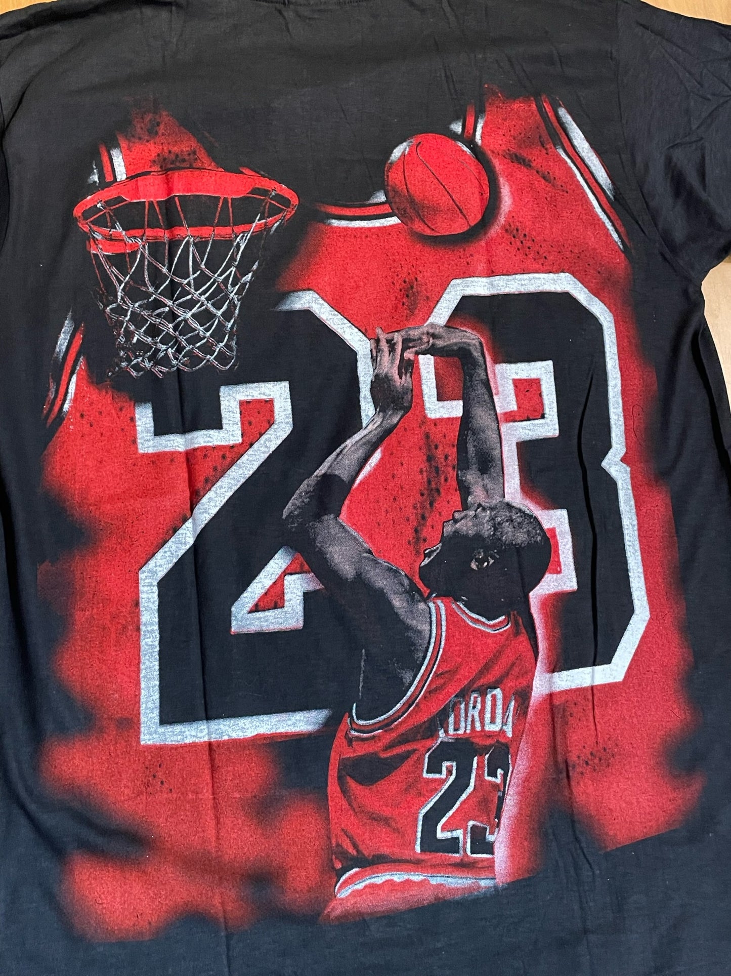 VINTAGE 90s HELTER SHELTER MICHAEL JORDAN "BOOTLEG" T-SHIRT  SZ: XL