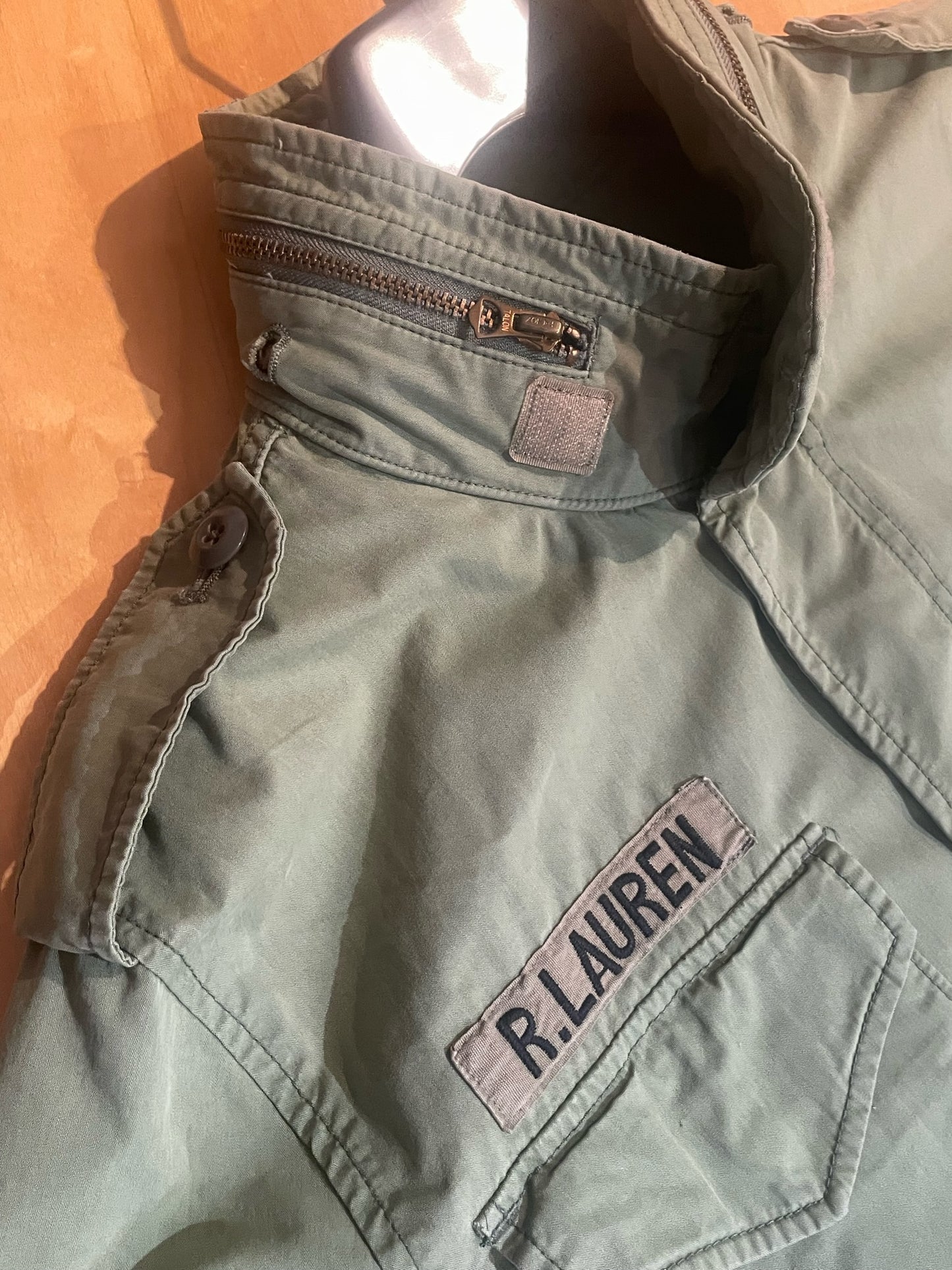 RALPH LAUREN "PINS" MILITARY M65 FIELD JACKET SZ: M