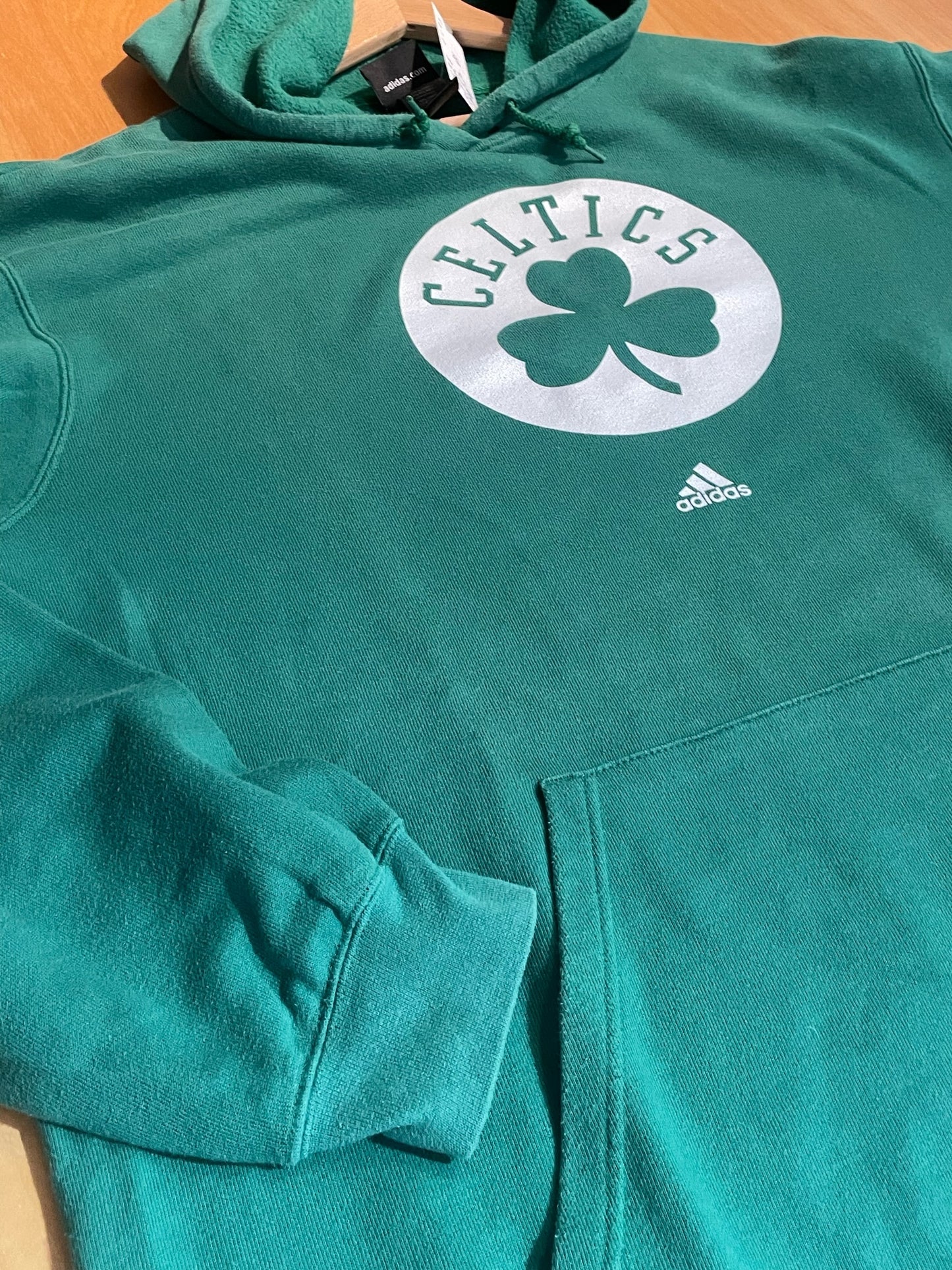 ADIDAS BOSTON CELTICS NBA BASKETBALL HOODIE SZ: XL