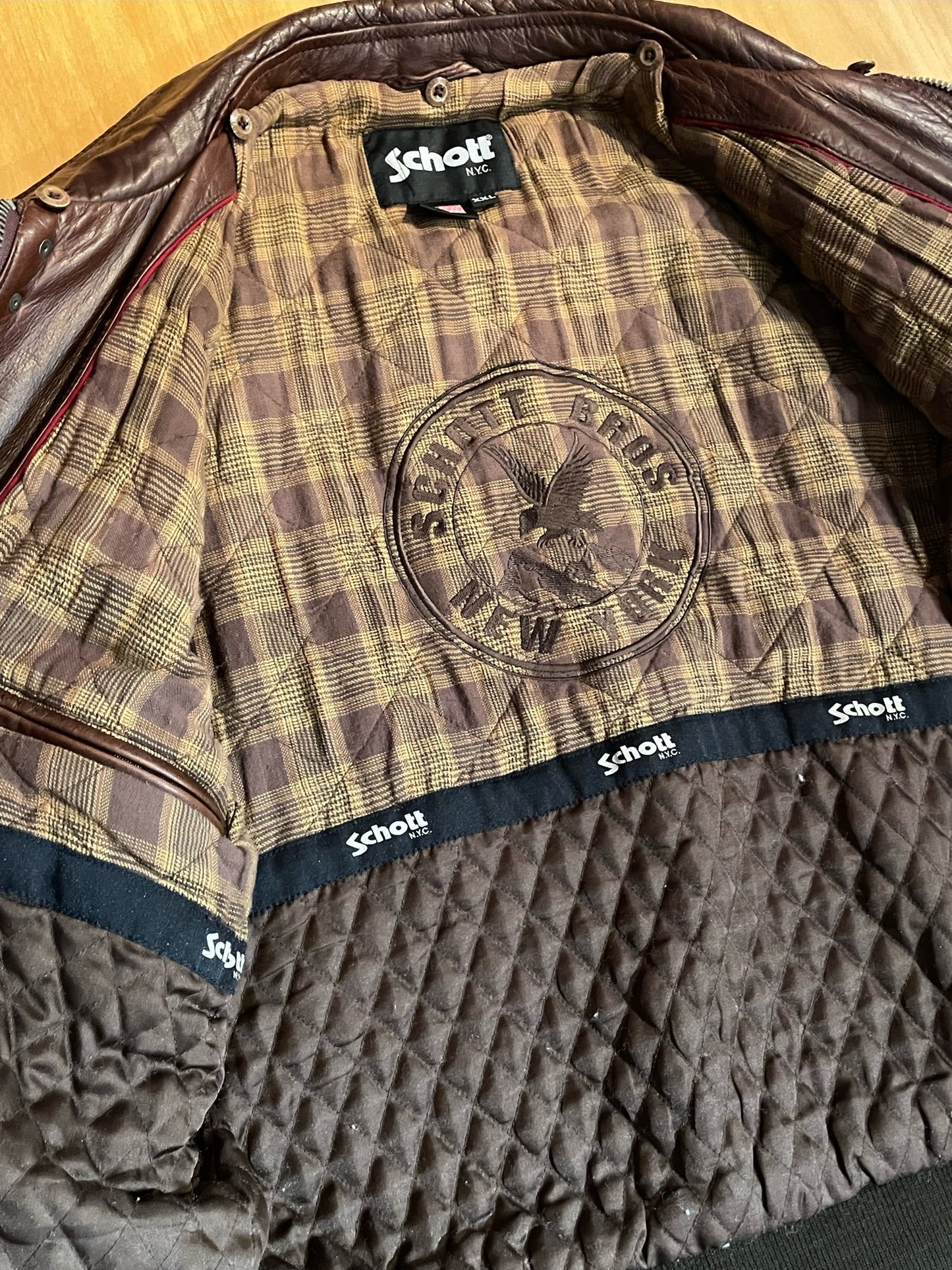 SCHOTT N.Y.C "LC2131" JACKET SZ: XXL