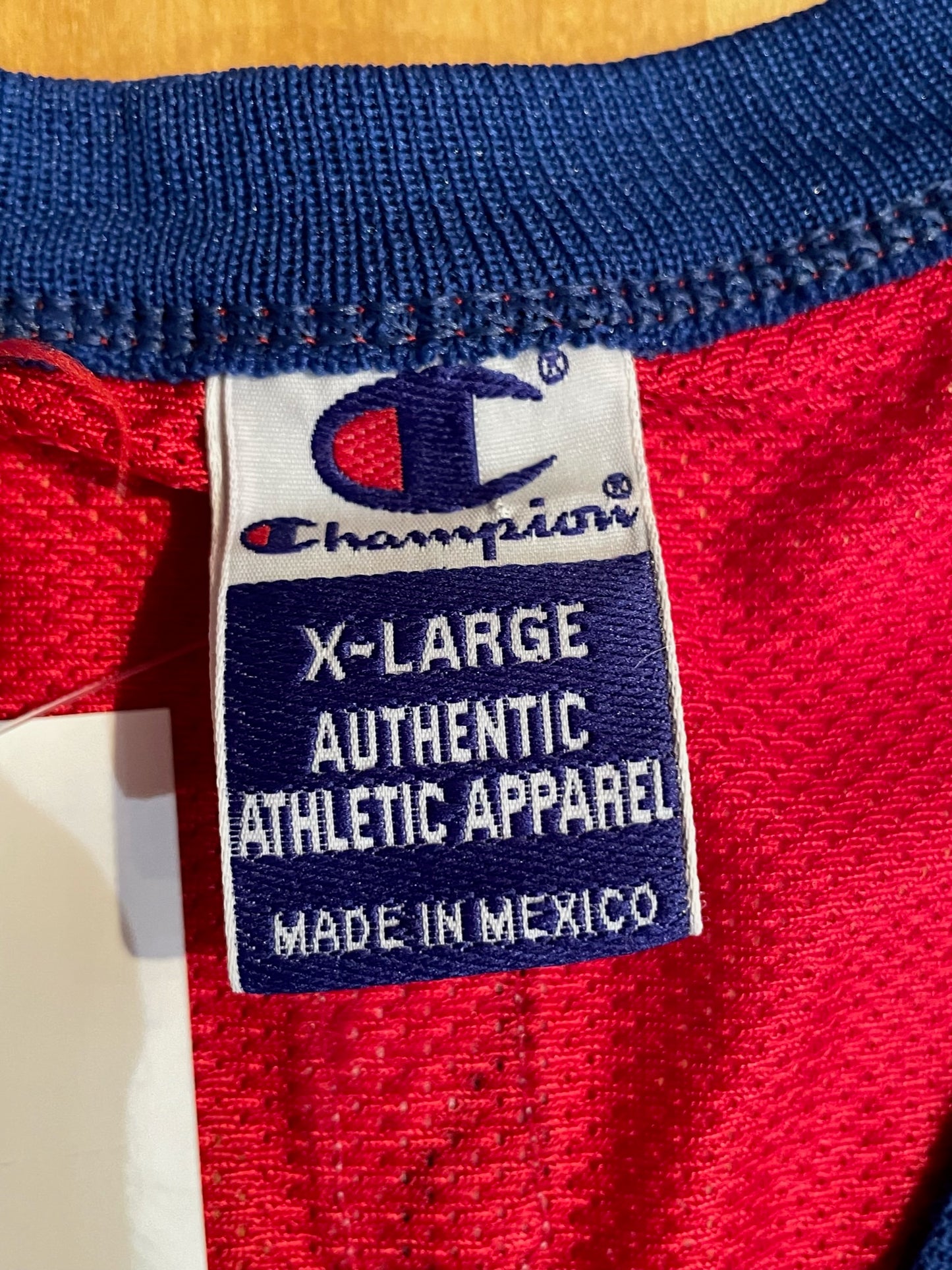 VINTAGE CHAMPION PHILADELPHIA 76ERS "IVERSON" NBA JERSEY SZ: 48=XL