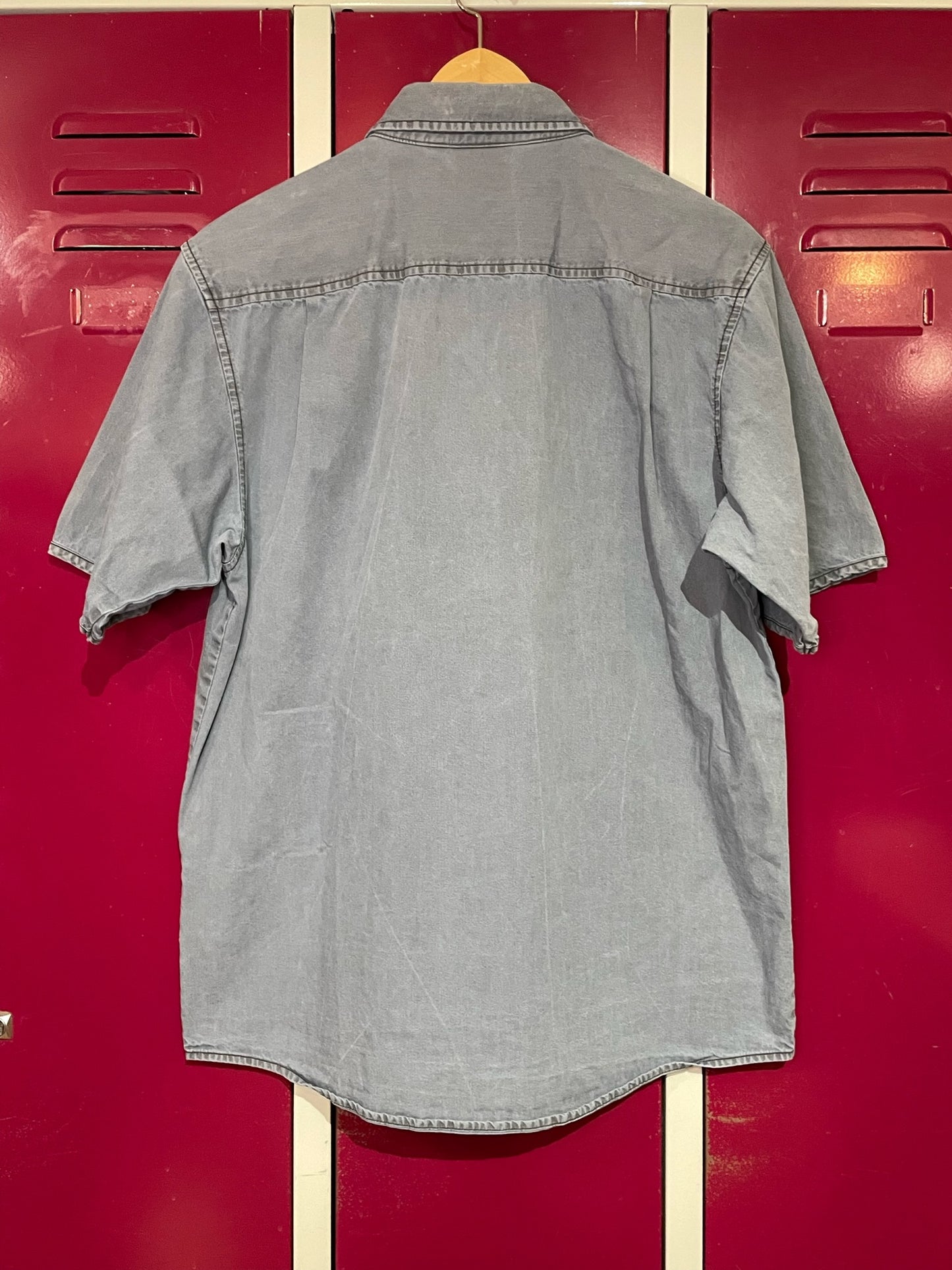 INDIAN MOTORCYCLE DENIM SHORT SLEEVES SHIRT SZ: M