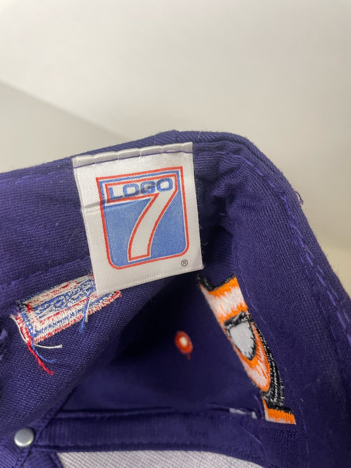 VINTAGE 90s PHOENIX SUNS LOGO 7 SNAPBACK CAP HAT