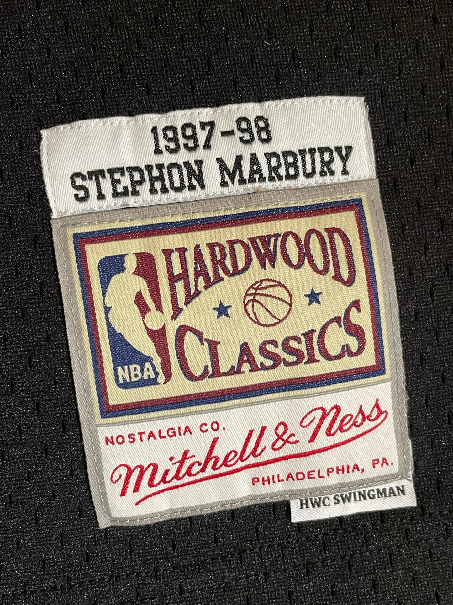 MITCHELL & NESS MINNESOTA TIMBERWOLVES "STEPHON MARBURY" NBA JERSEY SZ: S