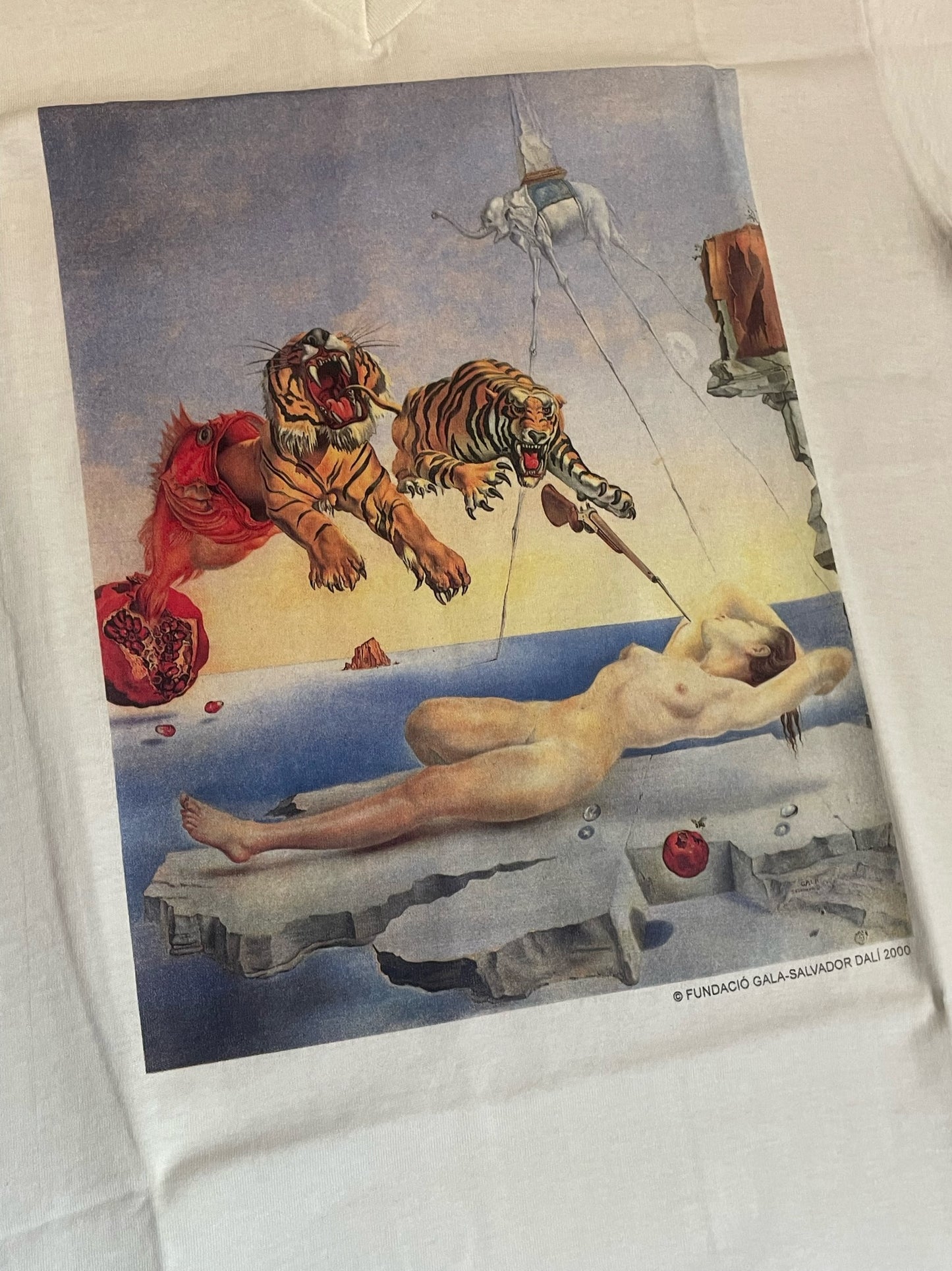 "DS" VINTAGE 2000 SALVADOR DALI T-SHIRT SZ: M