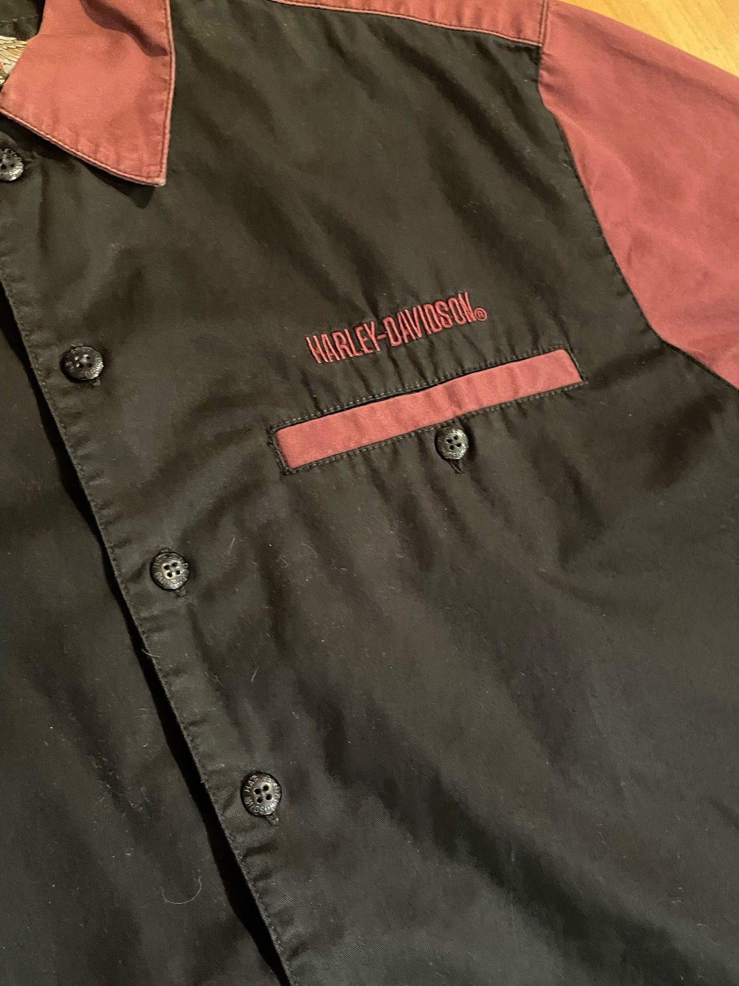 HARLEY DAVIDSON "MILWAUKEE" SHORT SLEEVES SHIRT SZ: M