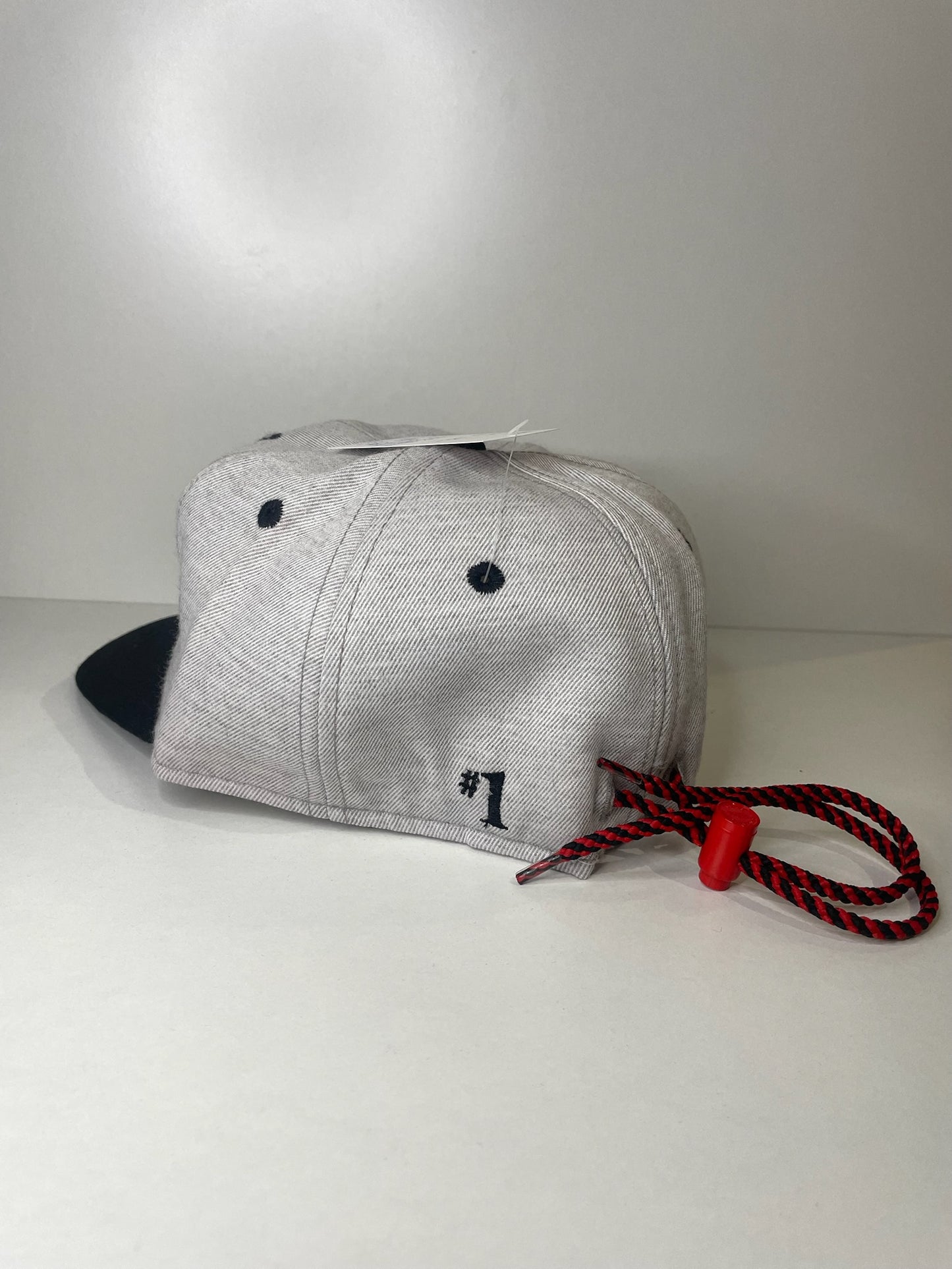 VINTAGE 90s OTTAWA SENATORS #1 APPAREL DRAWSTRING CAP HAT