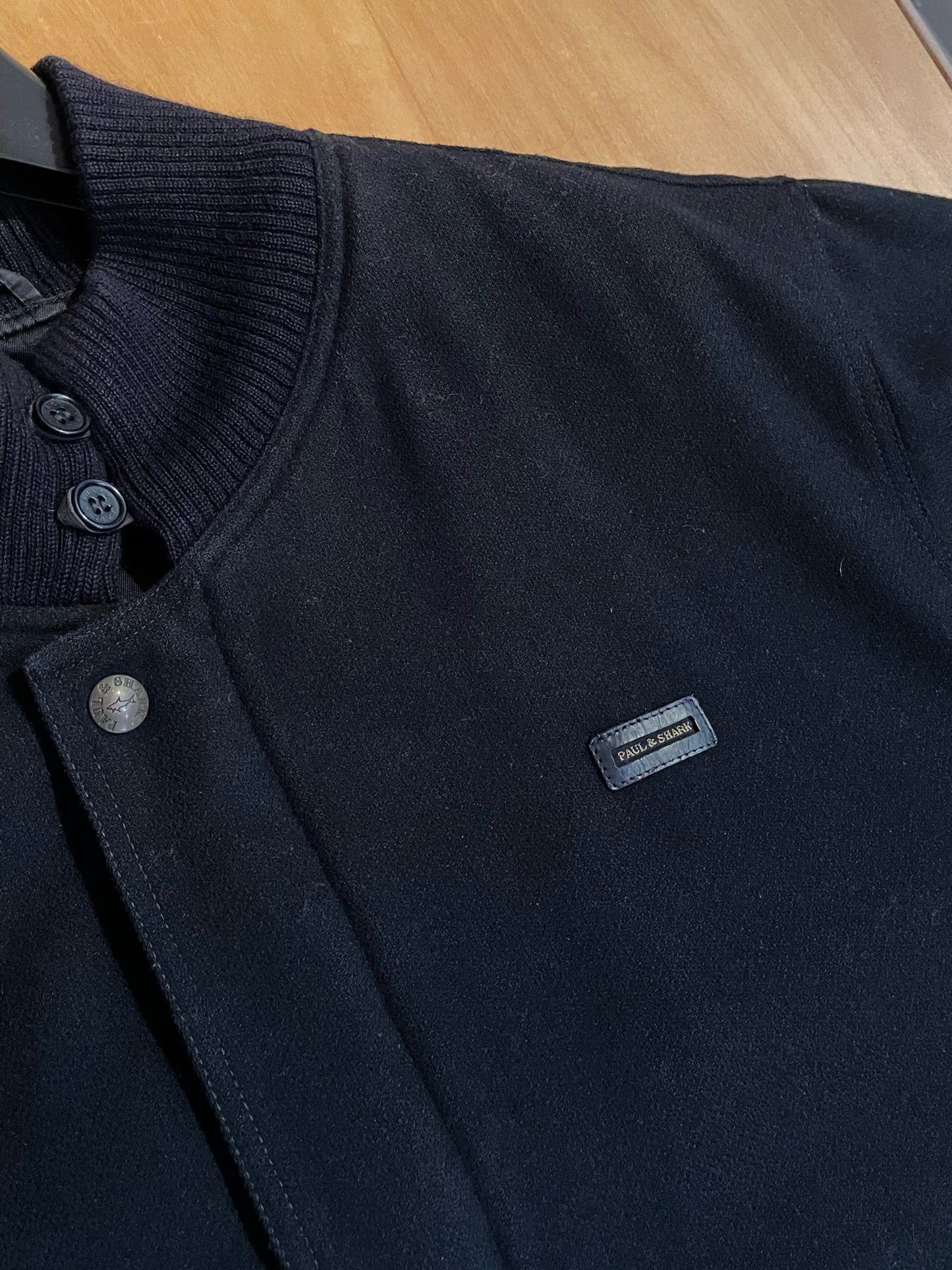 VINTAGE PAUL & SHARK YACHTING WOOL JACKET  SZ: L