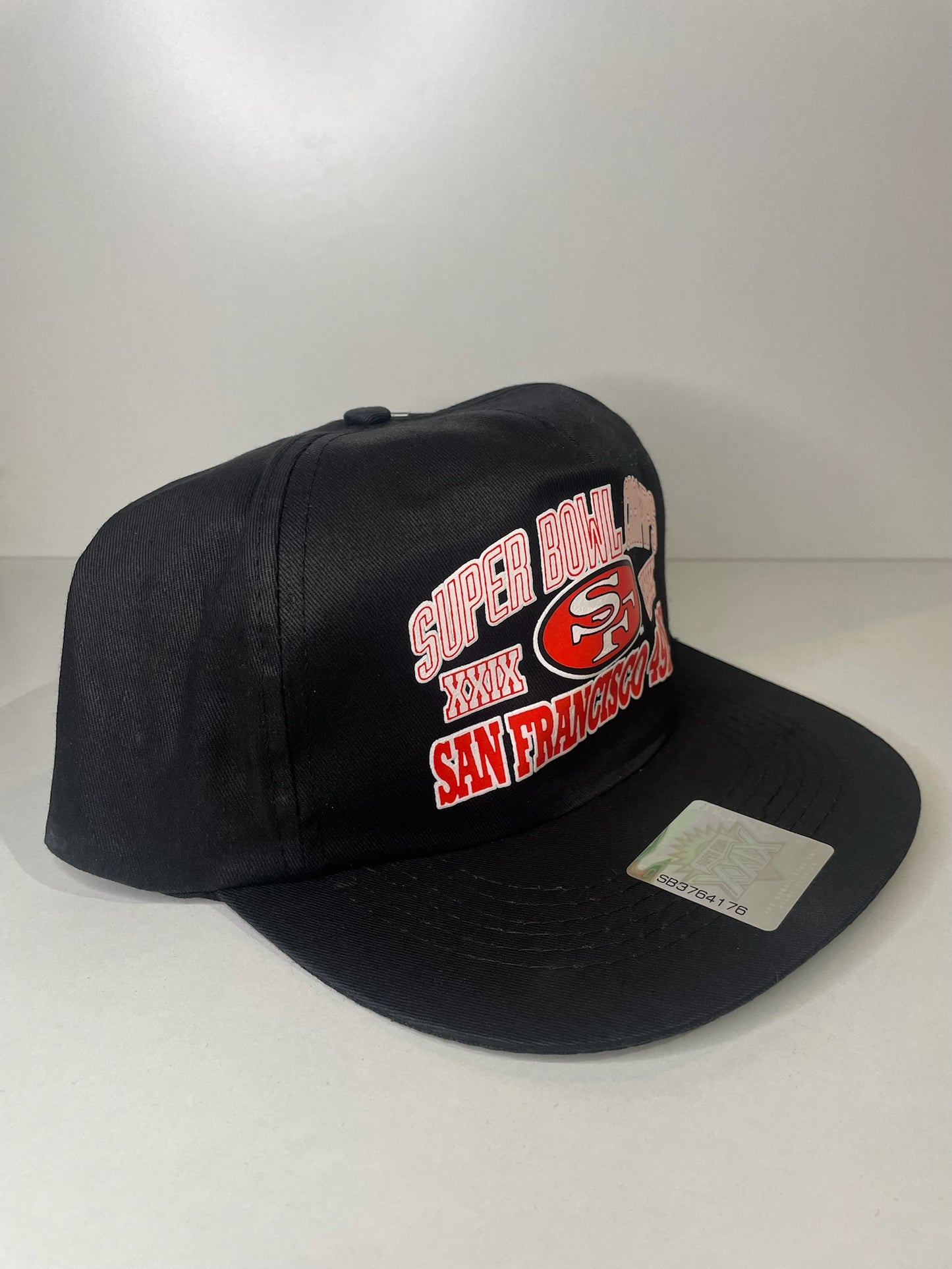 "DS" VINTAGE 90s SAN FRANCISCO 49ERS LOGO 7 UNIVERSAL SNAPBACK CAP HAT