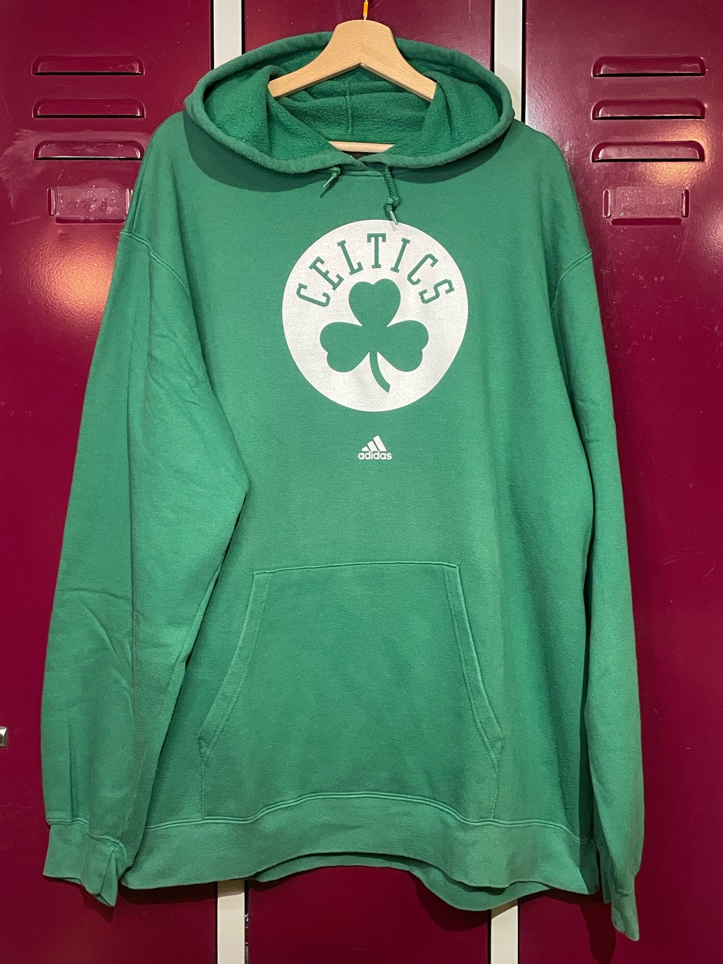 ADIDAS BOSTON CELTICS NBA BASKETBALL HOODIE SZ: XL