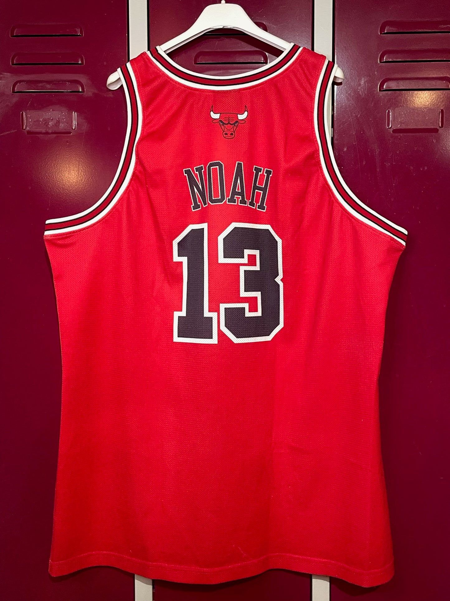 CHAMPION CHICAGO BULLS "JOAKIM NOAH" NBA JERSEY SZ: XXL