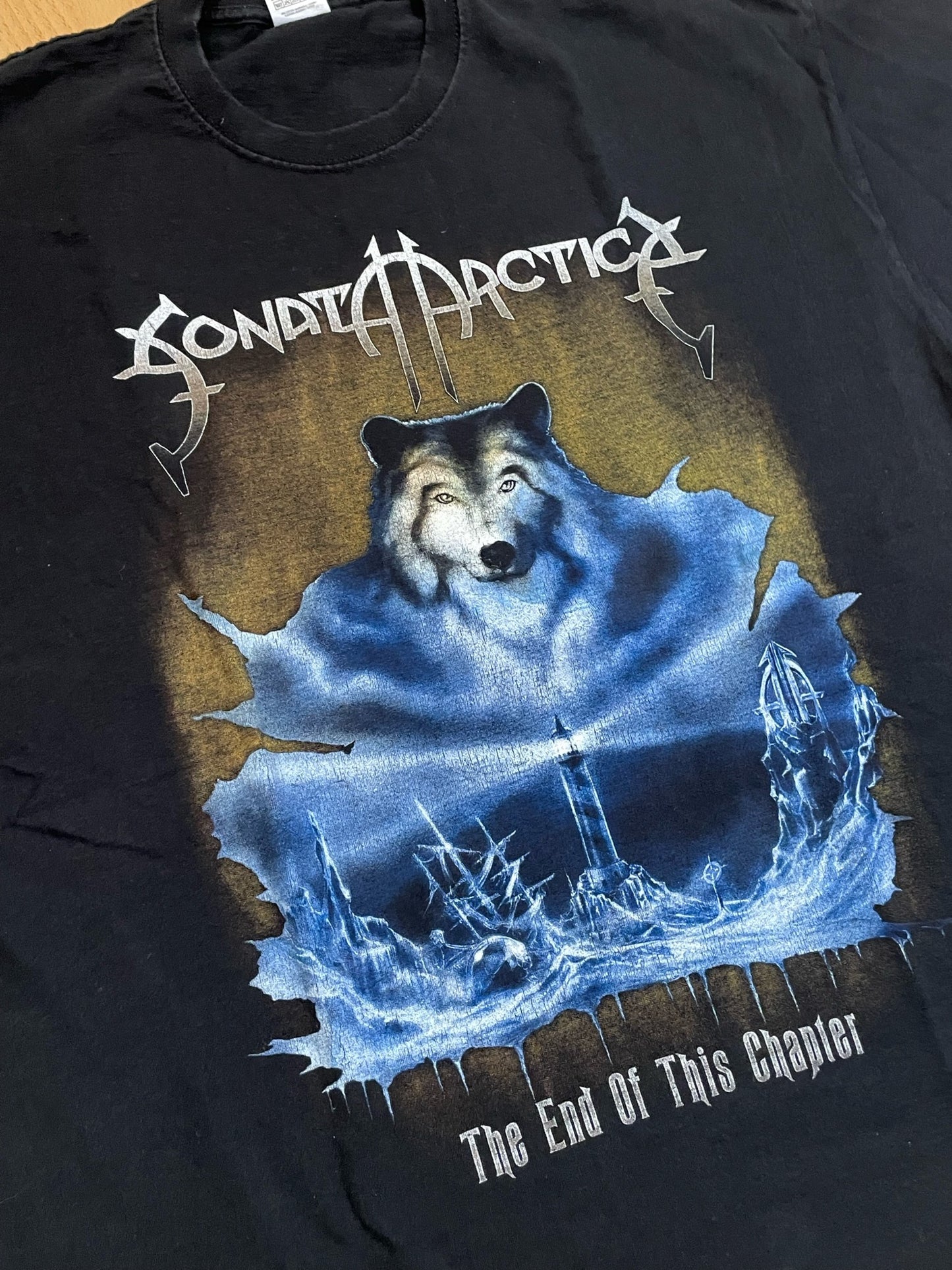 SONATA ARCTICA "THE END OF THIS CHAPTER-1999 - 2006" MUSIC BAND T-SHIRT SZ: XL