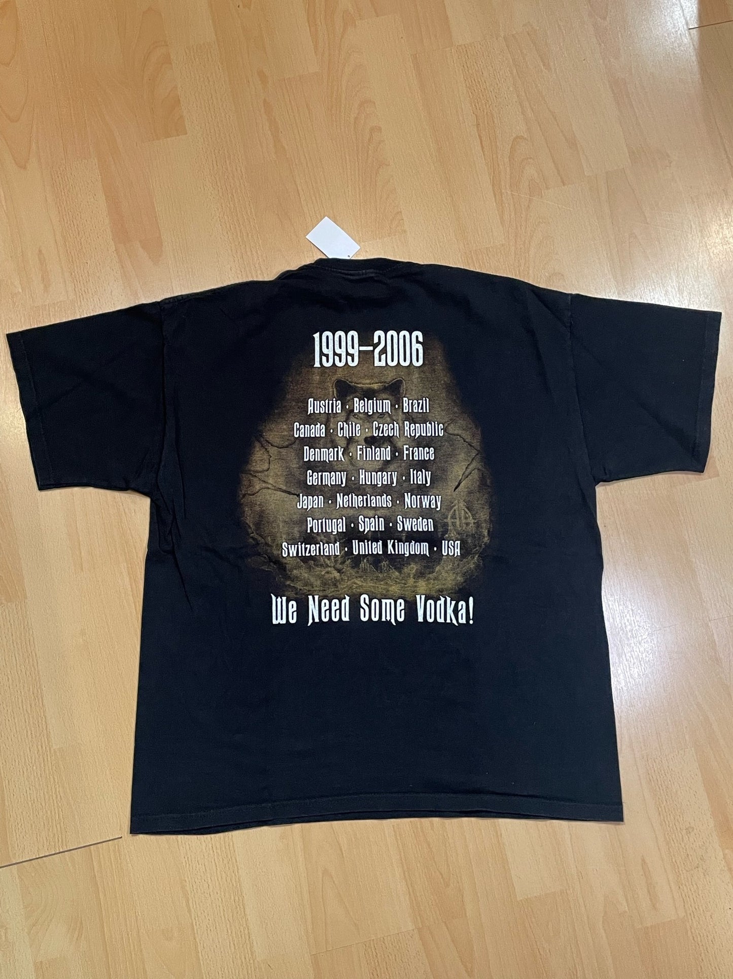 SONATA ARCTICA "THE END OF THIS CHAPTER-1999 - 2006" MUSIC BAND T-SHIRT SZ: XL