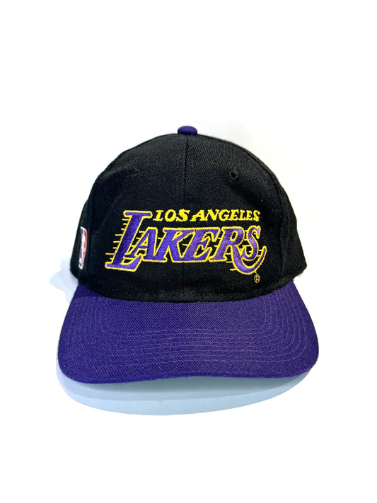 VINTAGE 90s LOS ANGELES LAKERS SPORTS SPECIALTIES SNAPBACK CAP HAT